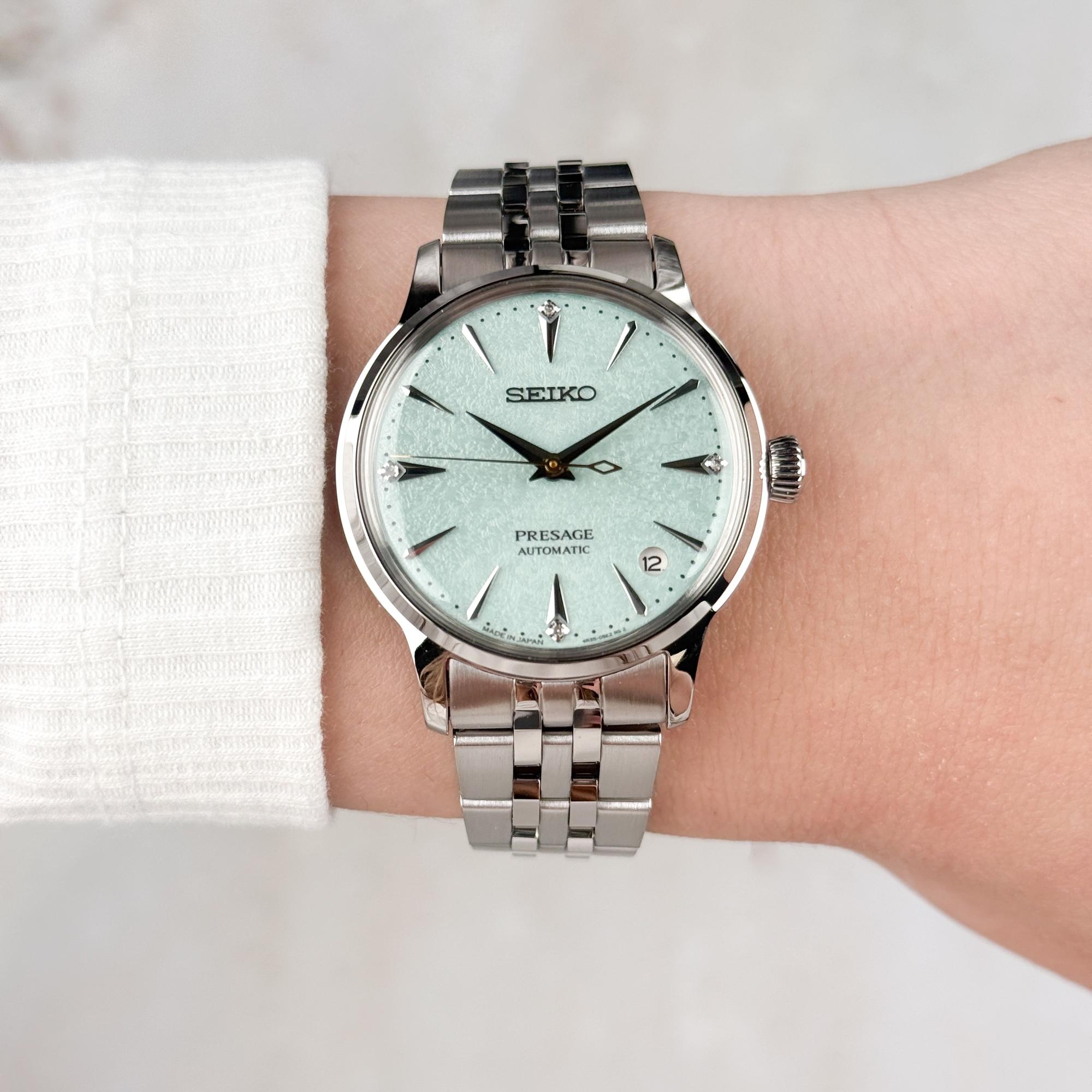 Seiko SRPL63J1 zegarek damski klasyczny Presage bransoleta - miniatura 10
