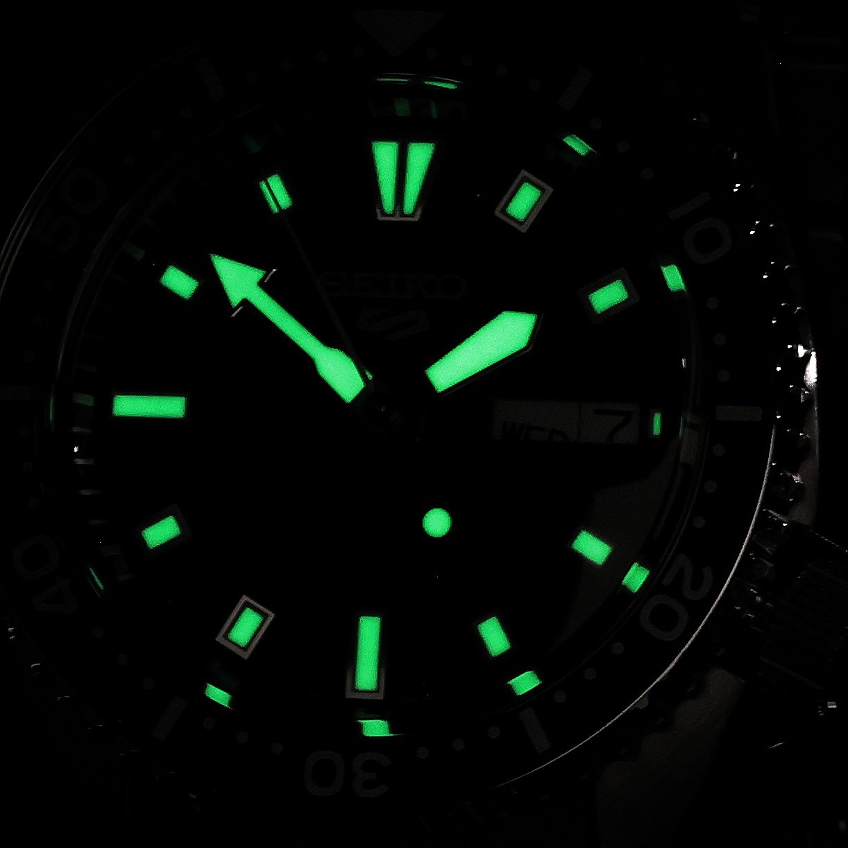 Seiko SRPL85K1 5 Sports SKX Series Sports Automat sportowy zegarek srebrny - miniatura 5
