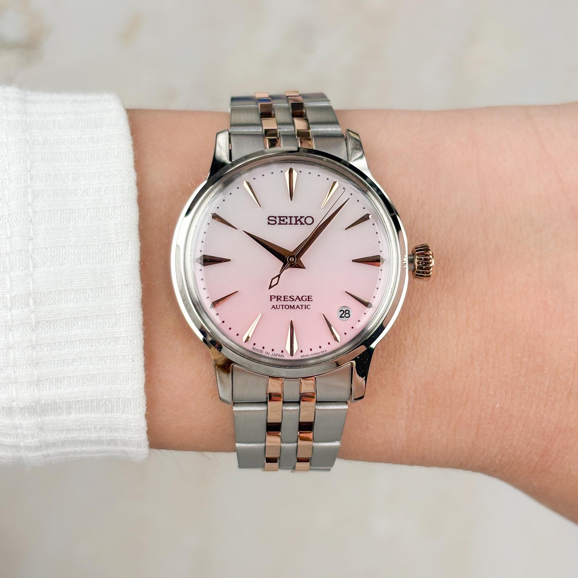 Seiko SRPM06J1 zegarek damski Presage srebrny - miniatura 12