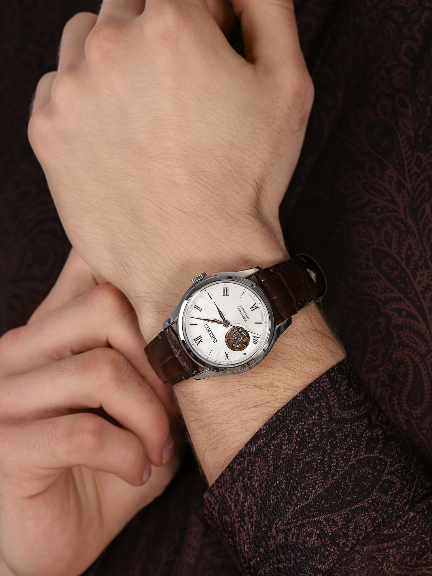 Seiko SSA413J1 zegarek klasyczny Presage - miniatura 3