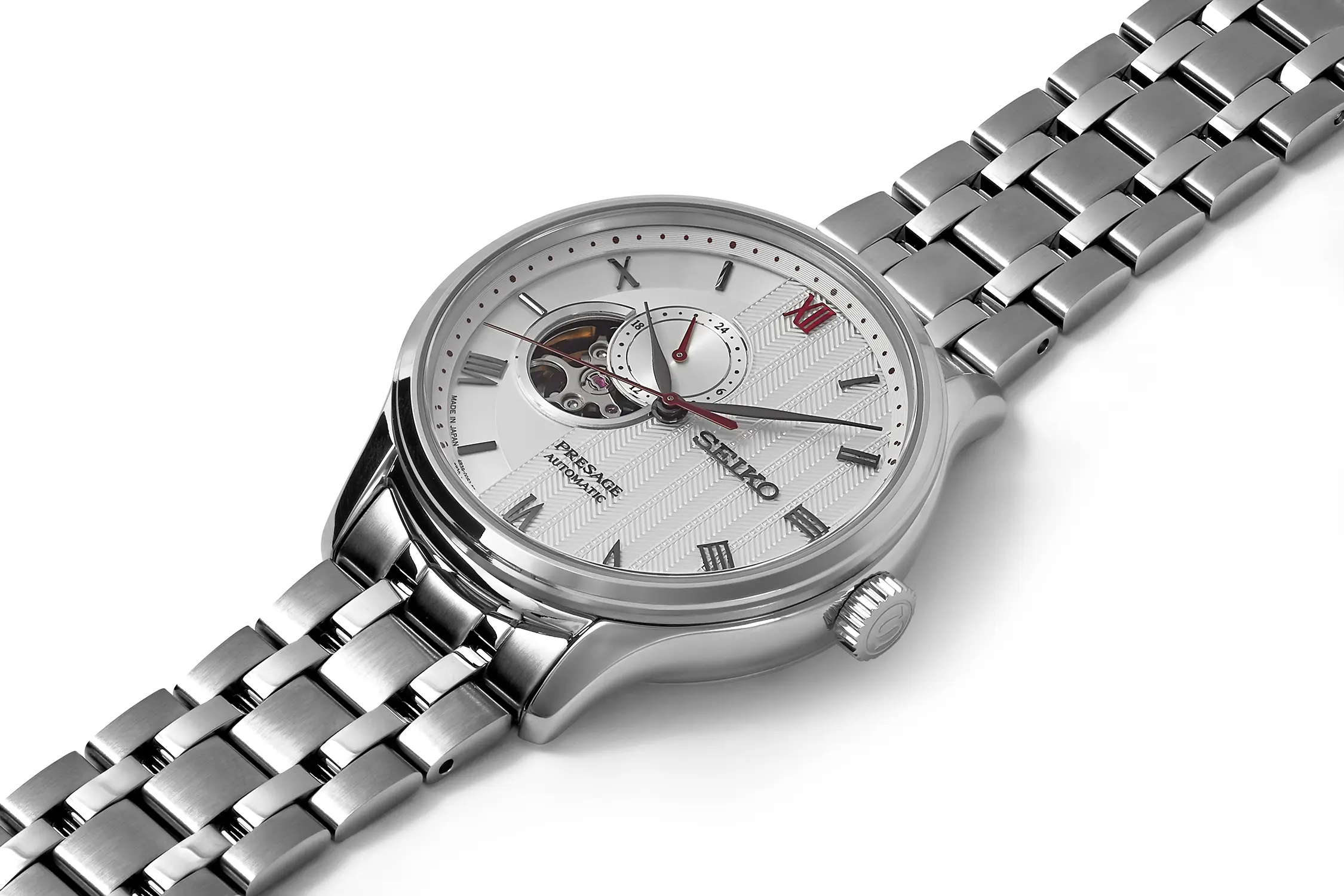 Seiko SSA443J1 Presage Automatic Open Heart zegarek klasyczny Presage - miniatura 4