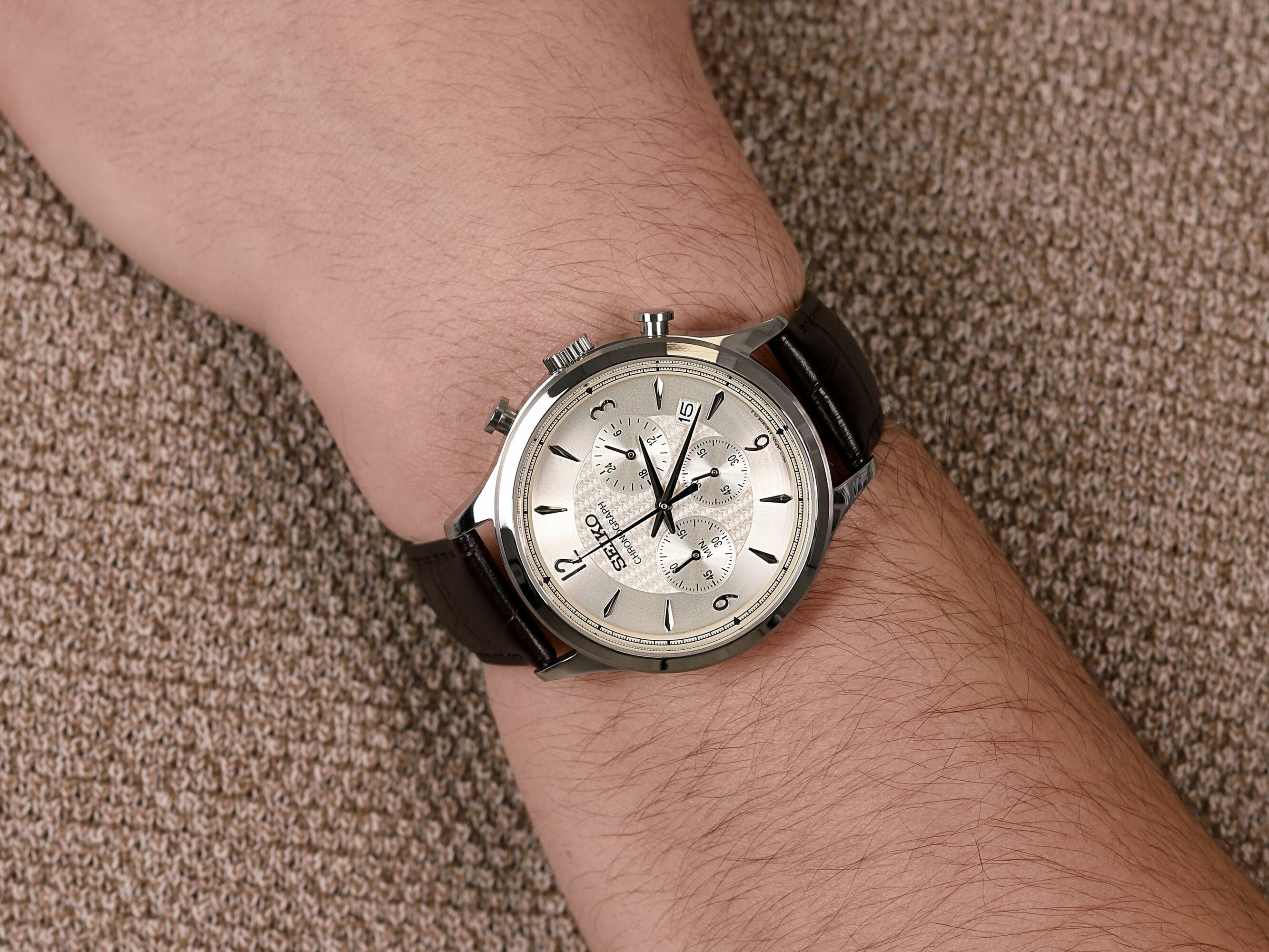 Seiko SSB341P1 zegarek męski Chronograph - miniatura 3