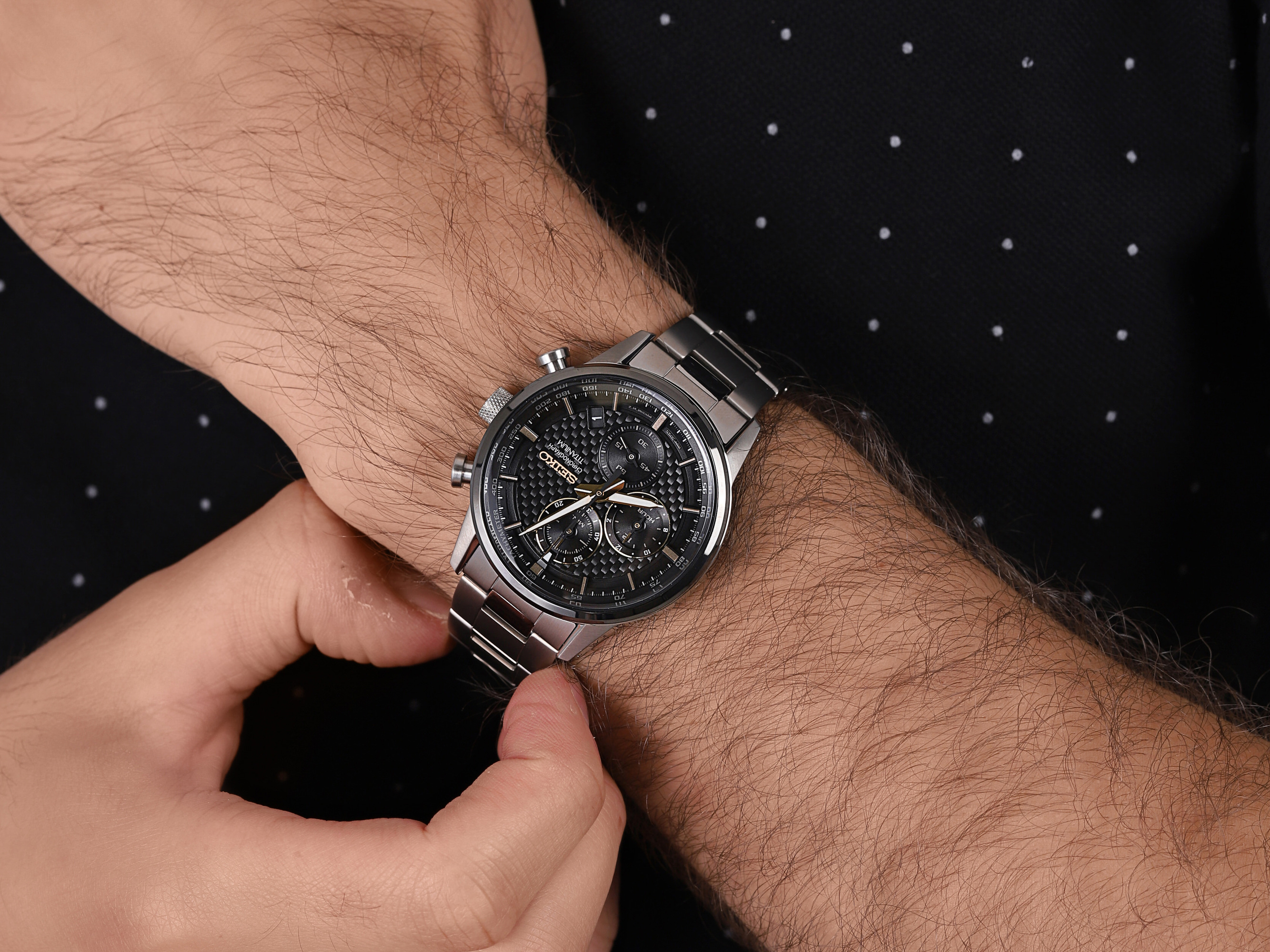 Seiko SSB391P1 zegarek męski Chronograph - miniatura 4