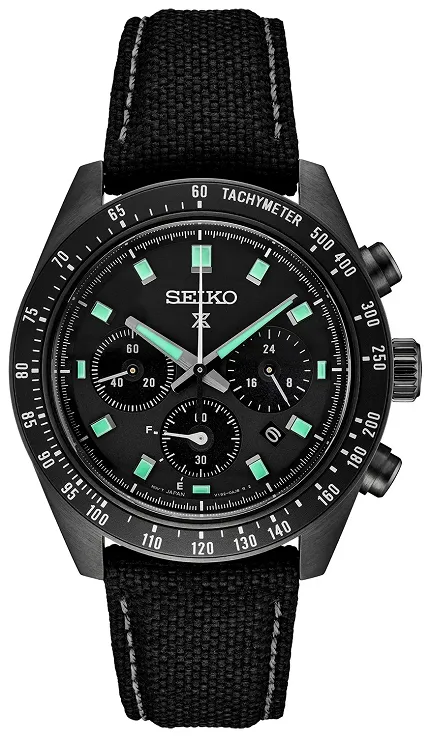 Seiko SSC923P1 Prospex Prospex Speedtimer Night Vision Black Series Solar Chronograph - zdjęcie 1