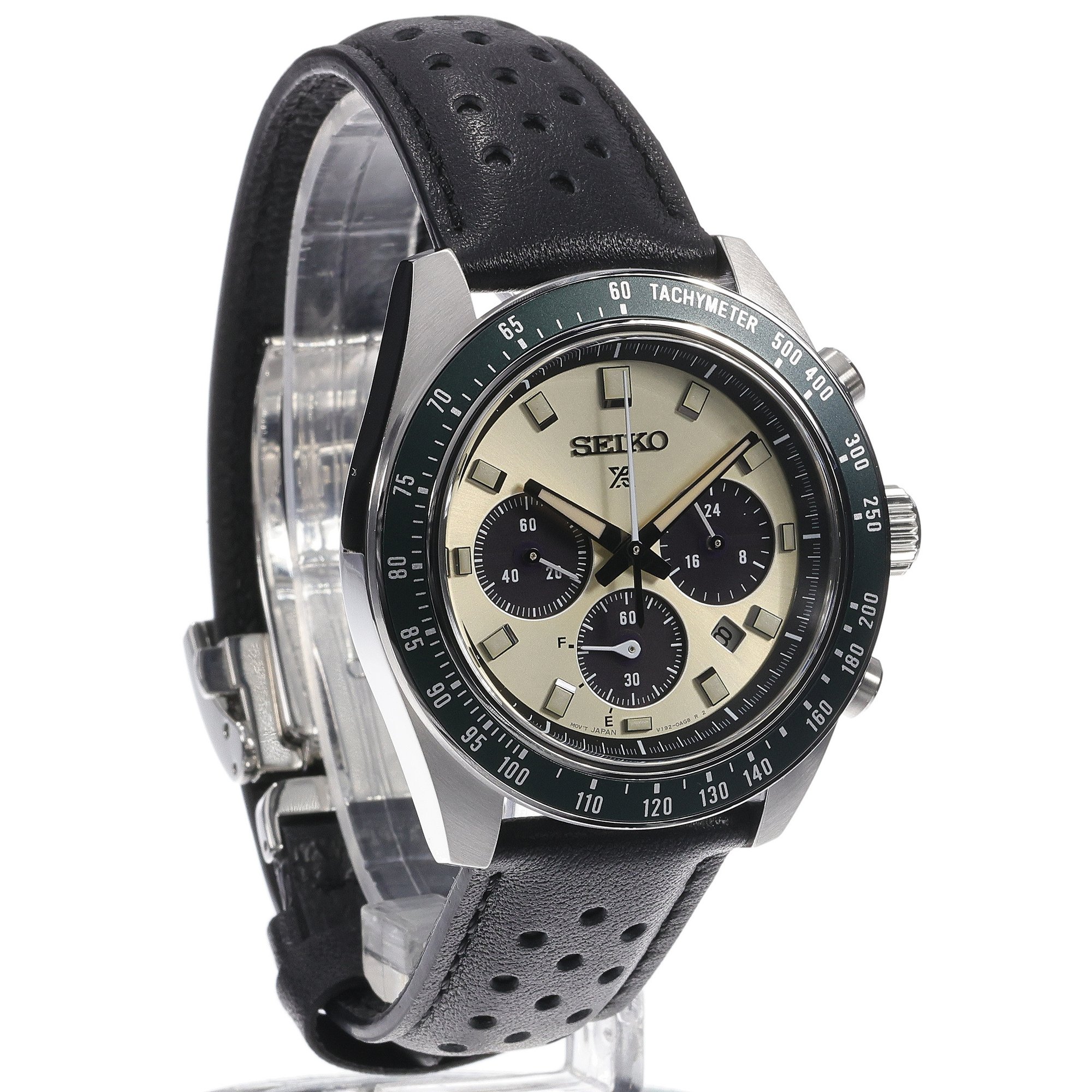 Seiko SSC943P1 zegarek srebrny sportowy Prospex pasek - miniatura 5