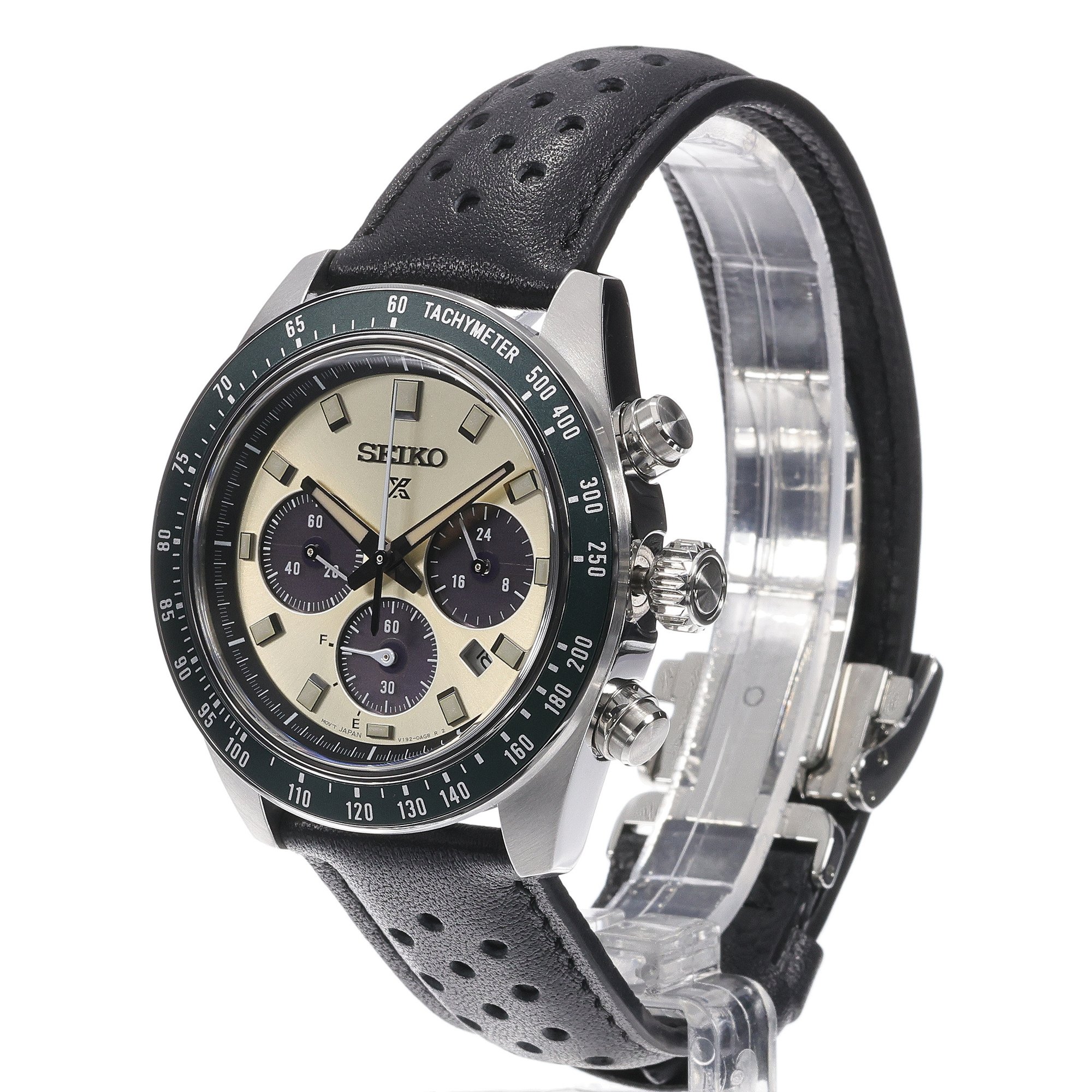 Seiko SSC943P1 zegarek srebrny sportowy Prospex pasek - miniatura 7