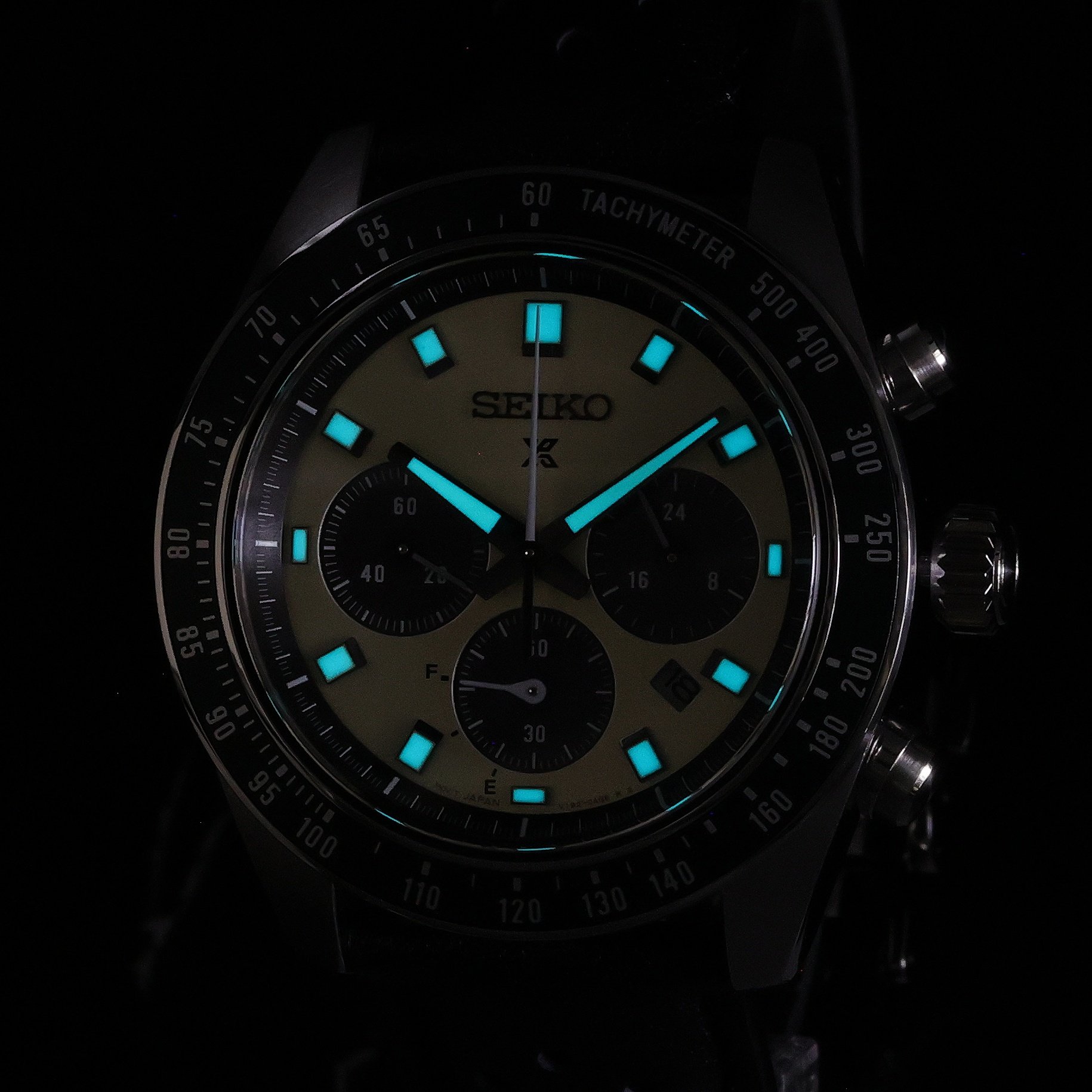 Seiko SSC943P1 zegarek srebrny sportowy Prospex pasek - miniatura 8