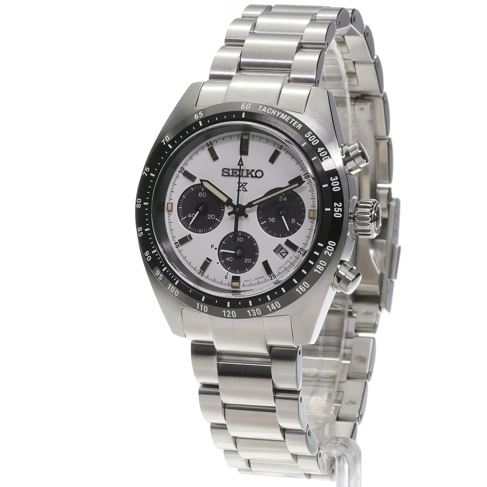 Seiko SSC961P1 zegarek srebrny sportowy Prospex bransoleta - miniatura 2