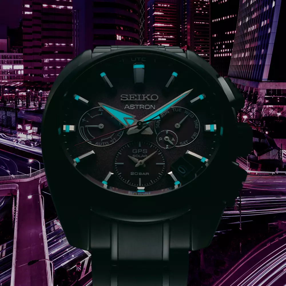 Seiko SSH101J1 Astron GPS Solar Titanium Limited Edition zegarek sportowy Astron - miniatura 3