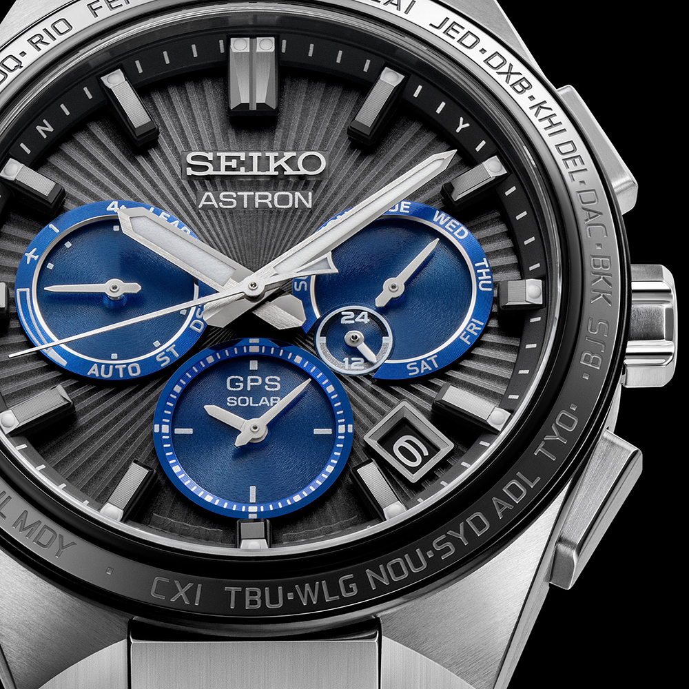 Seiko SSH119J1 zegarek szary sportowy Astron bransoleta - miniatura 5