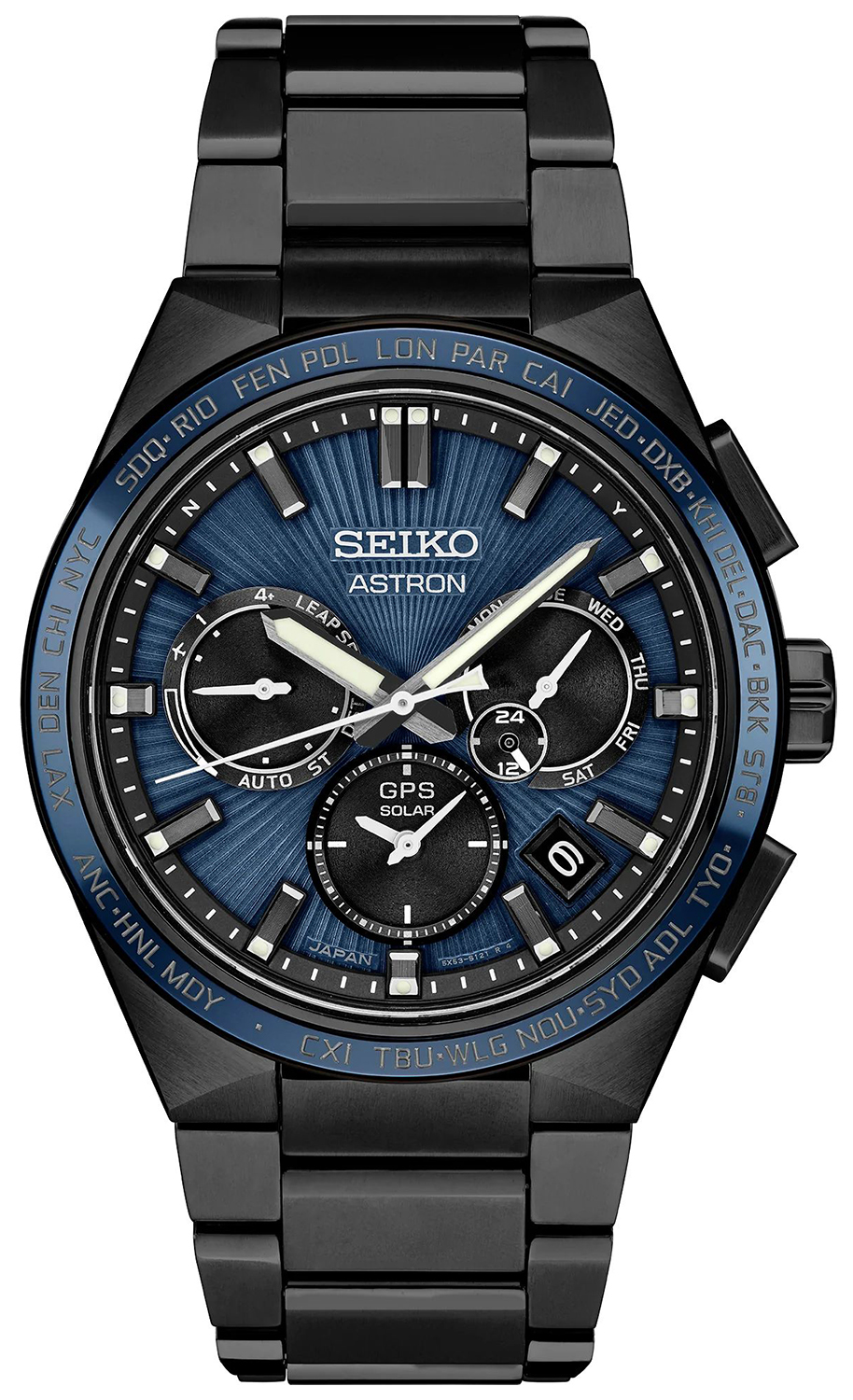 Seiko Astron Sunray Midnight GPS Solar 5X SSH121J1
