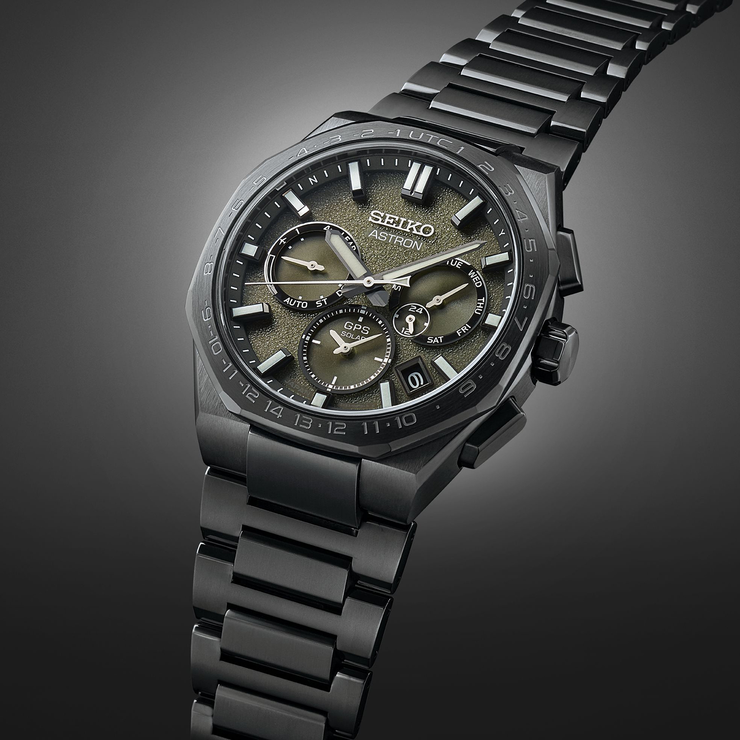 Seiko SSH129J1 zegarek męski Astron czarny - miniatura 6
