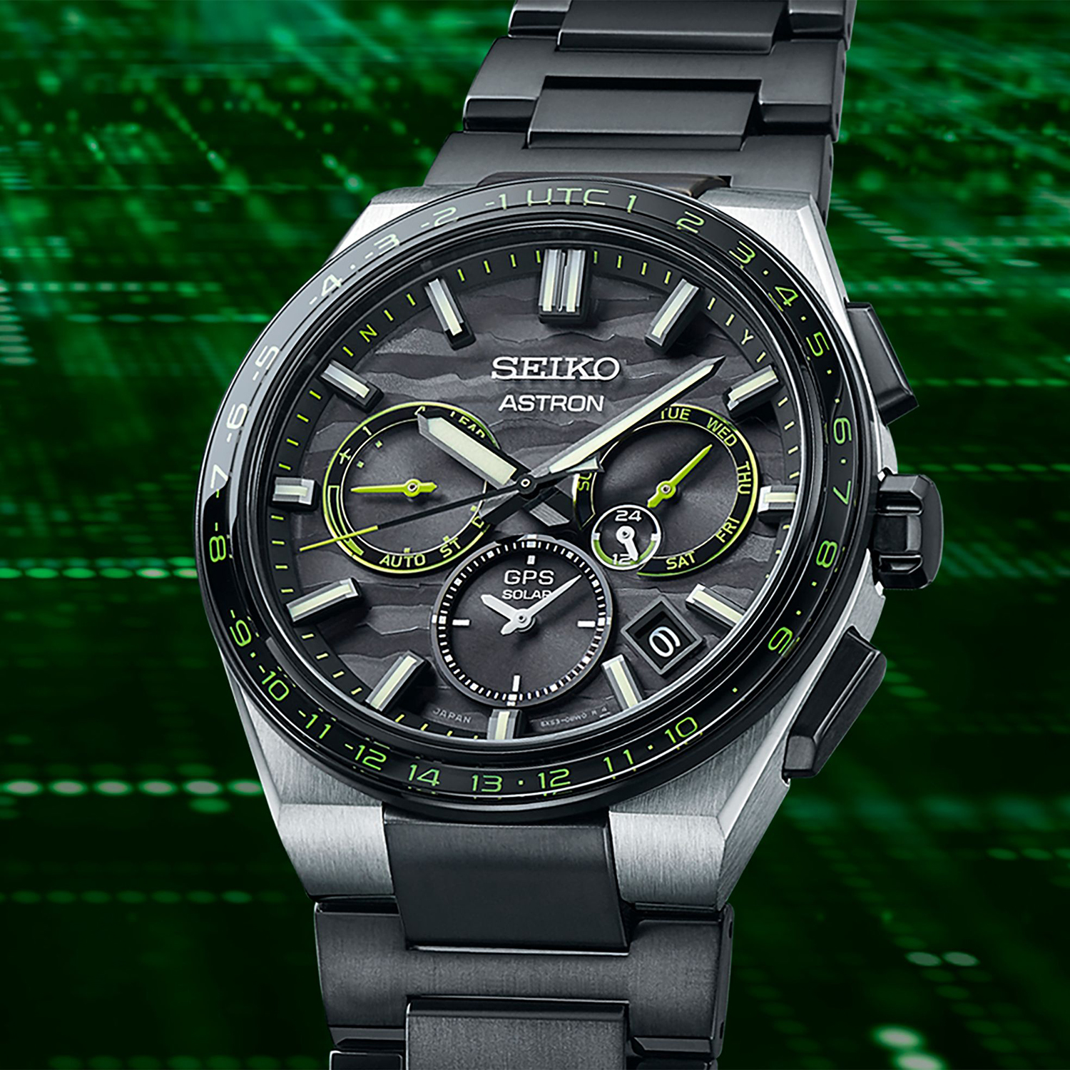 Seiko SSH139J1 zegarek męski Astron srebrny - miniatura 9