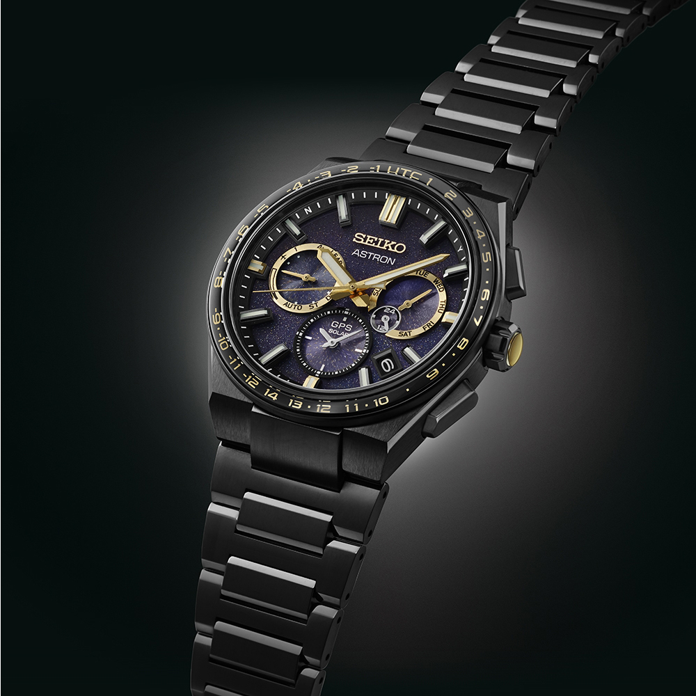 Seiko SSH145J1 Astron Astron GPS Solar Astron 5X53 Morning Star Limited Edition zegarek męski klasyczny szafirowe - miniatura 7