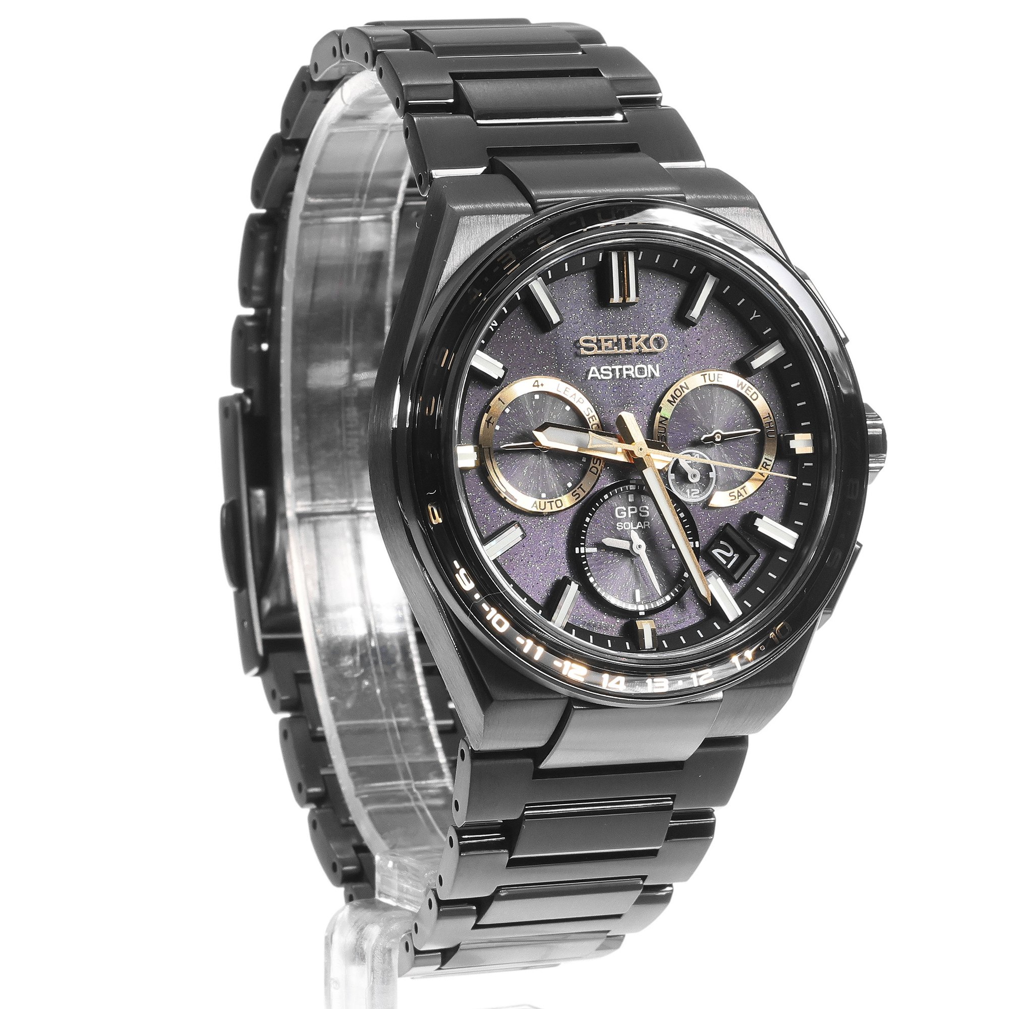 Seiko SSH145J1 zegarek męski Astron czarny - miniatura 12