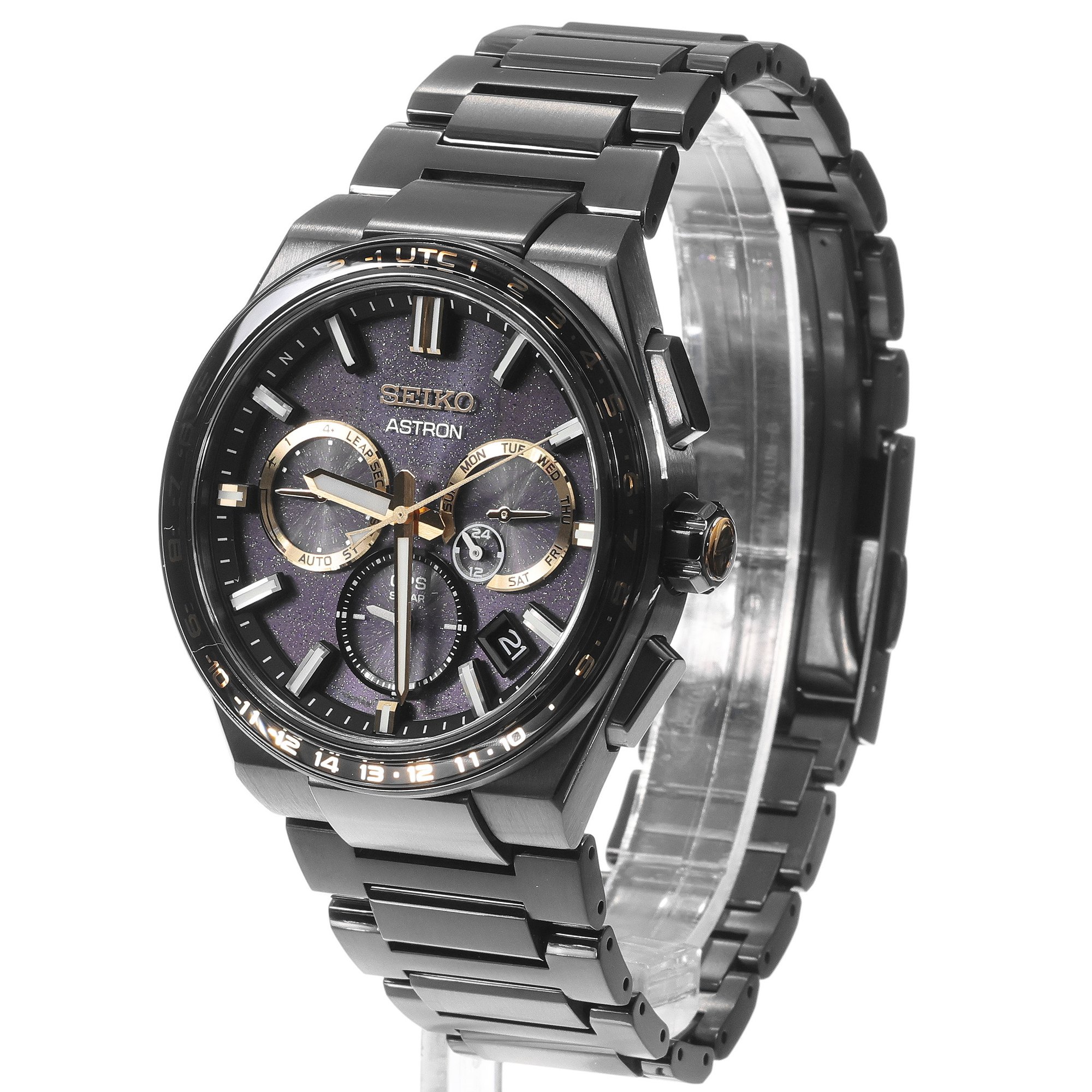 Seiko SSH145J1 zegarek męski Astron czarny - miniatura 14