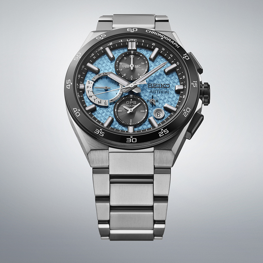 Seiko SSH157J1 Astron GPS Solar Starfull Sky Chronograph Titanium Limited Edition zegarek sportowy Astron