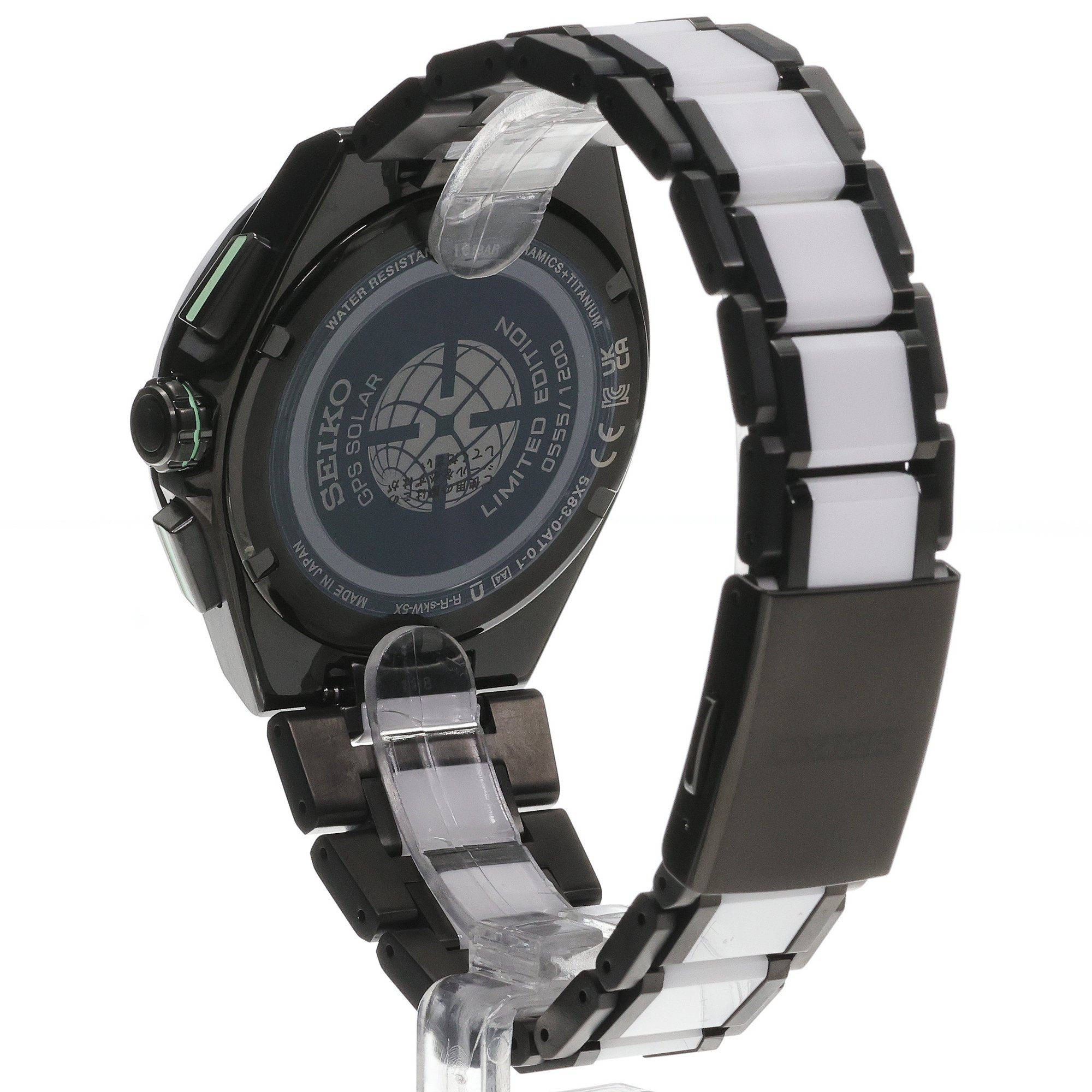 Seiko SSH185J1 zegarek szary sportowy Astron bransoleta