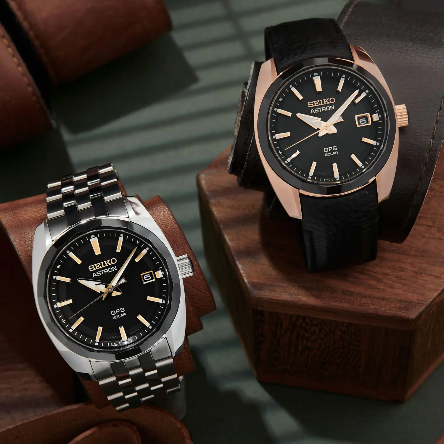 Seiko SSJ011J1 męski zegarek Astron bransoleta