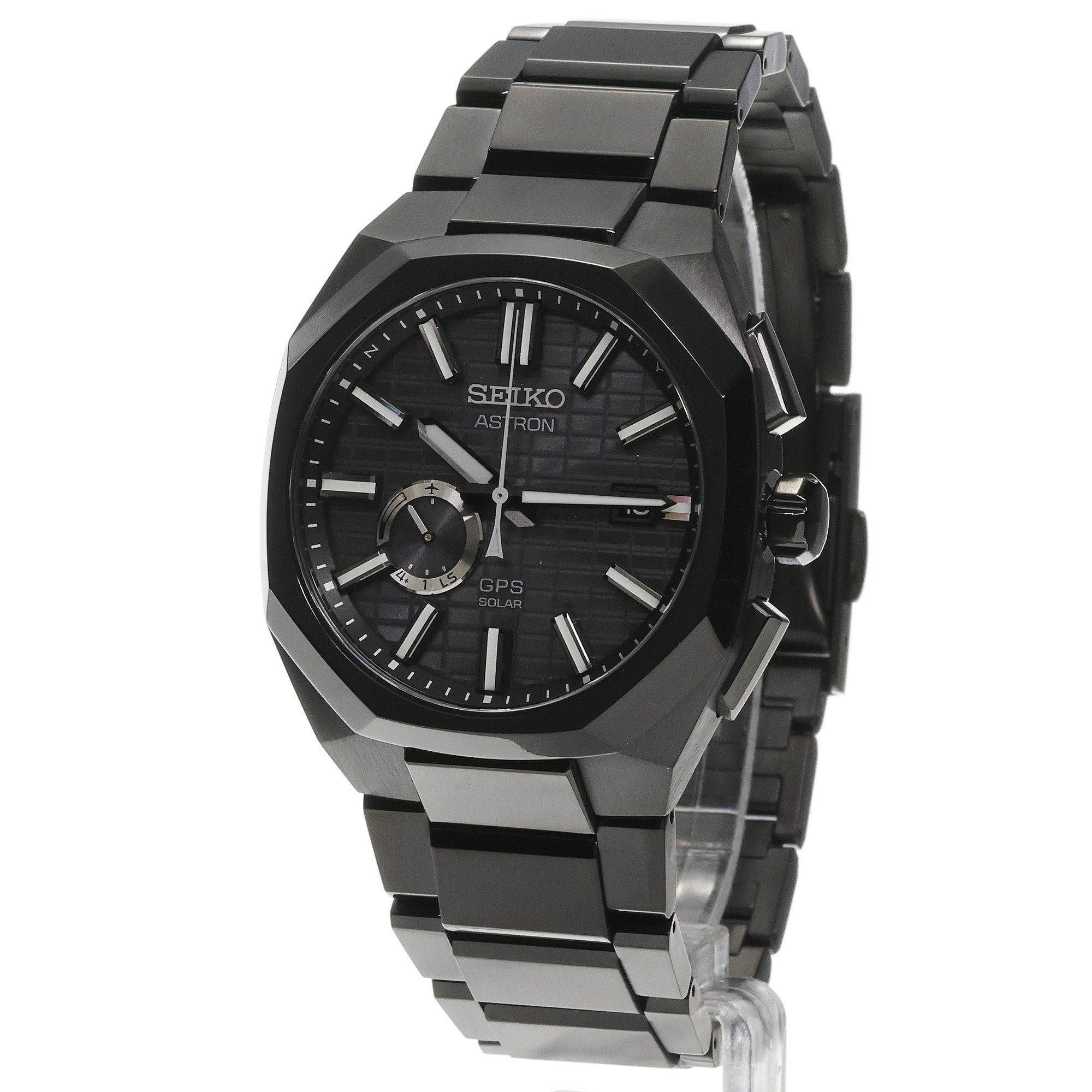 Seiko SSJ015J1 zegarek męski Astron czarny