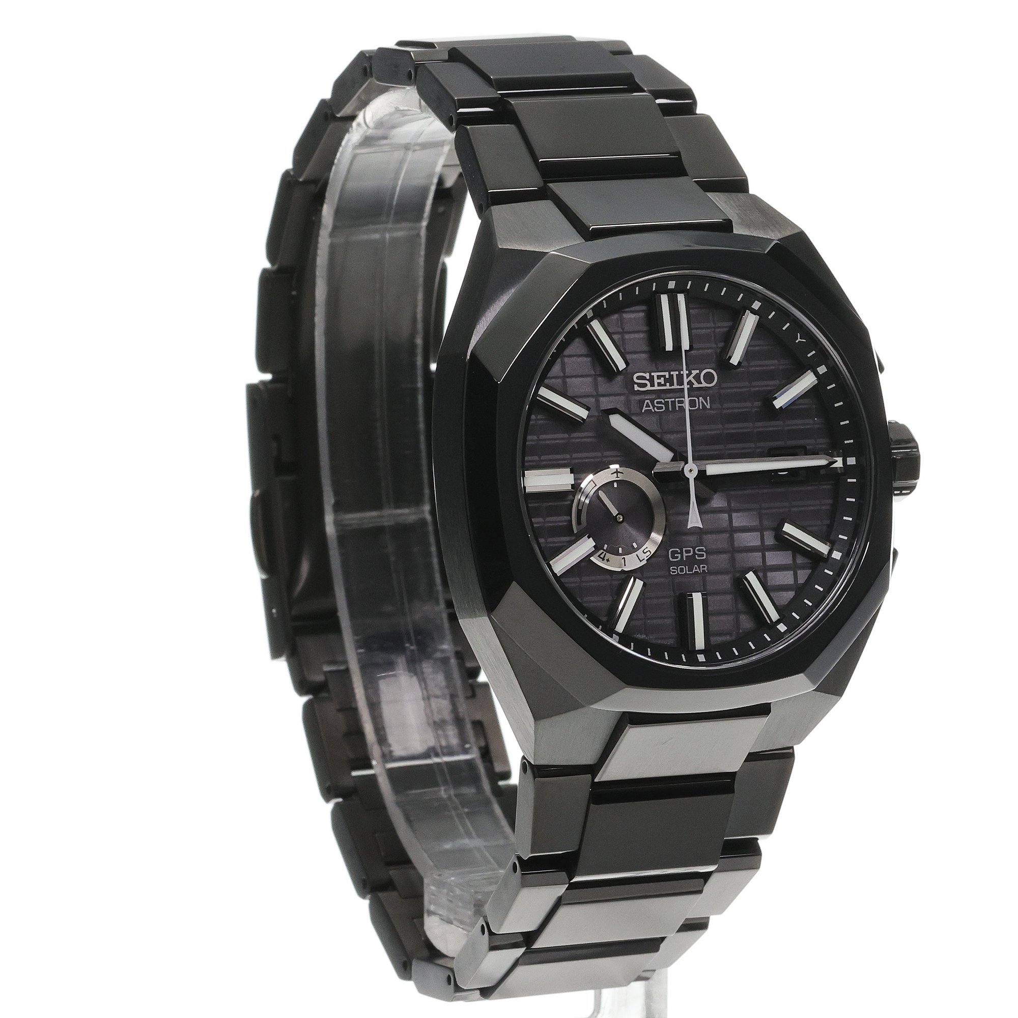 Seiko SSJ015J1 zegarek męski elegancki Astron bransoleta