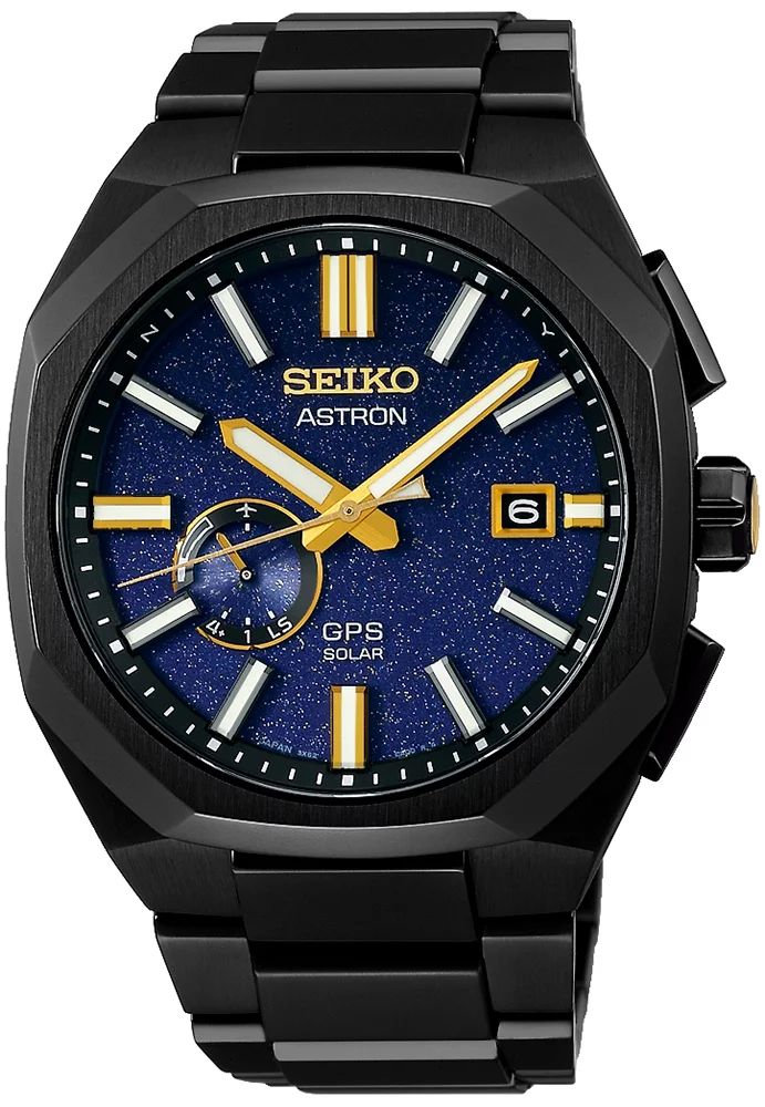 Seiko SSJ021J1 Astron Astron GPS Solar 3X62 Morning Star Limited Edition zegarek męski elegancki szafirowe - miniatura 2