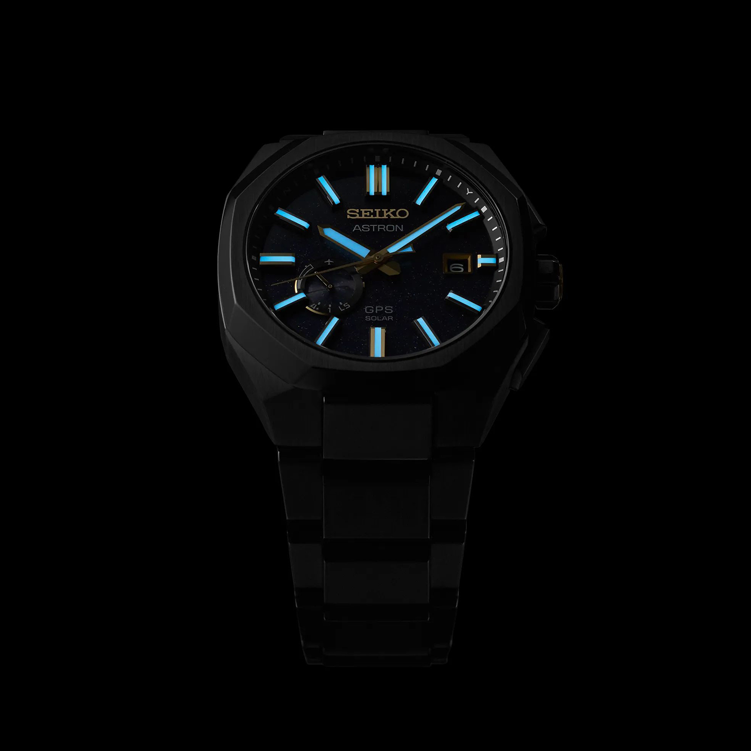 Seiko SSJ021J1 zegarek męski Astron czarny - miniatura 8