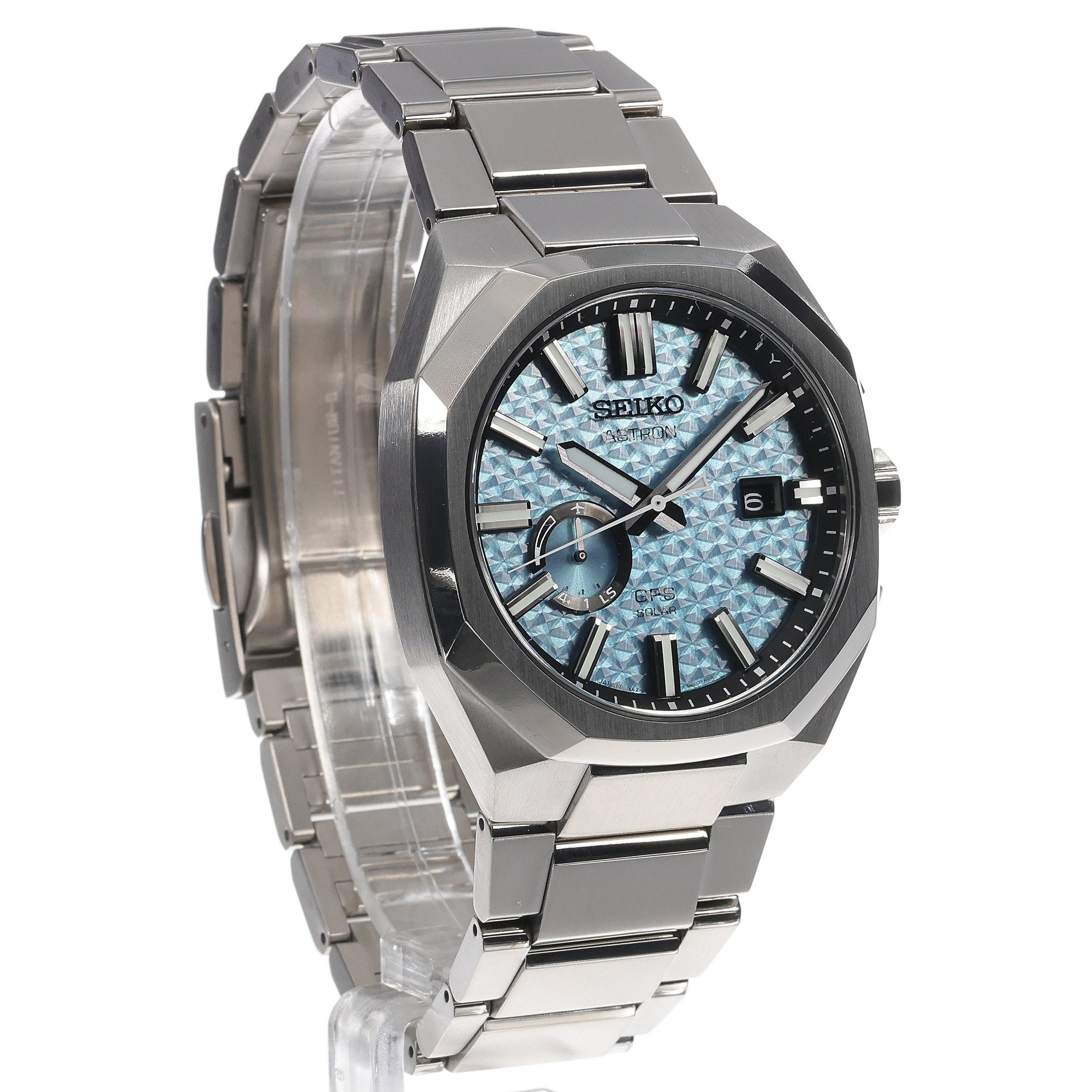 Seiko SSJ027J1 Astron Astron GPS Solar Starfull Sky Limited Edition zegarek męski elegancki szafirowe