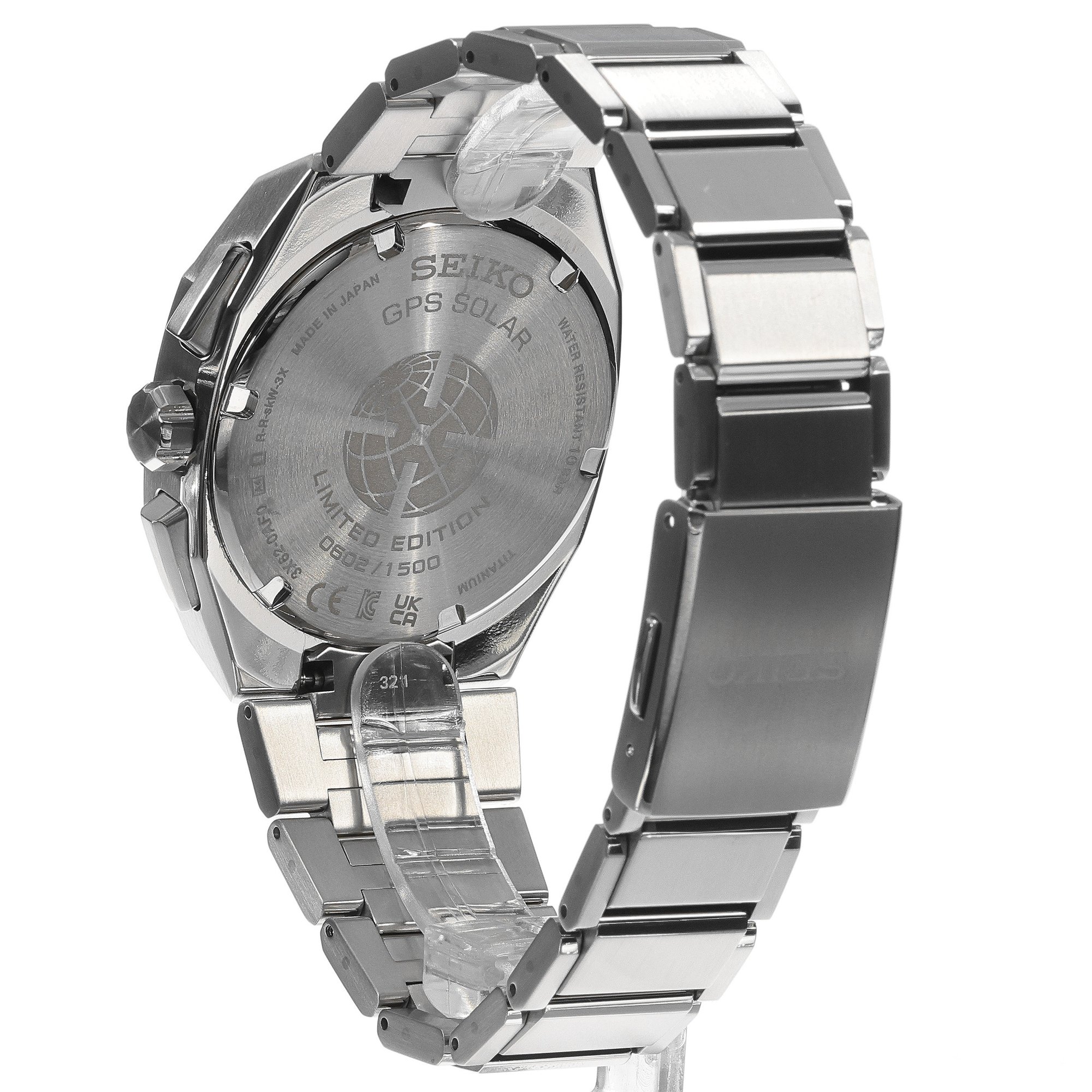 Seiko SSJ027J1 Astron Astron GPS Solar Starfull Sky Limited Edition zegarek męski elegancki szafirowe