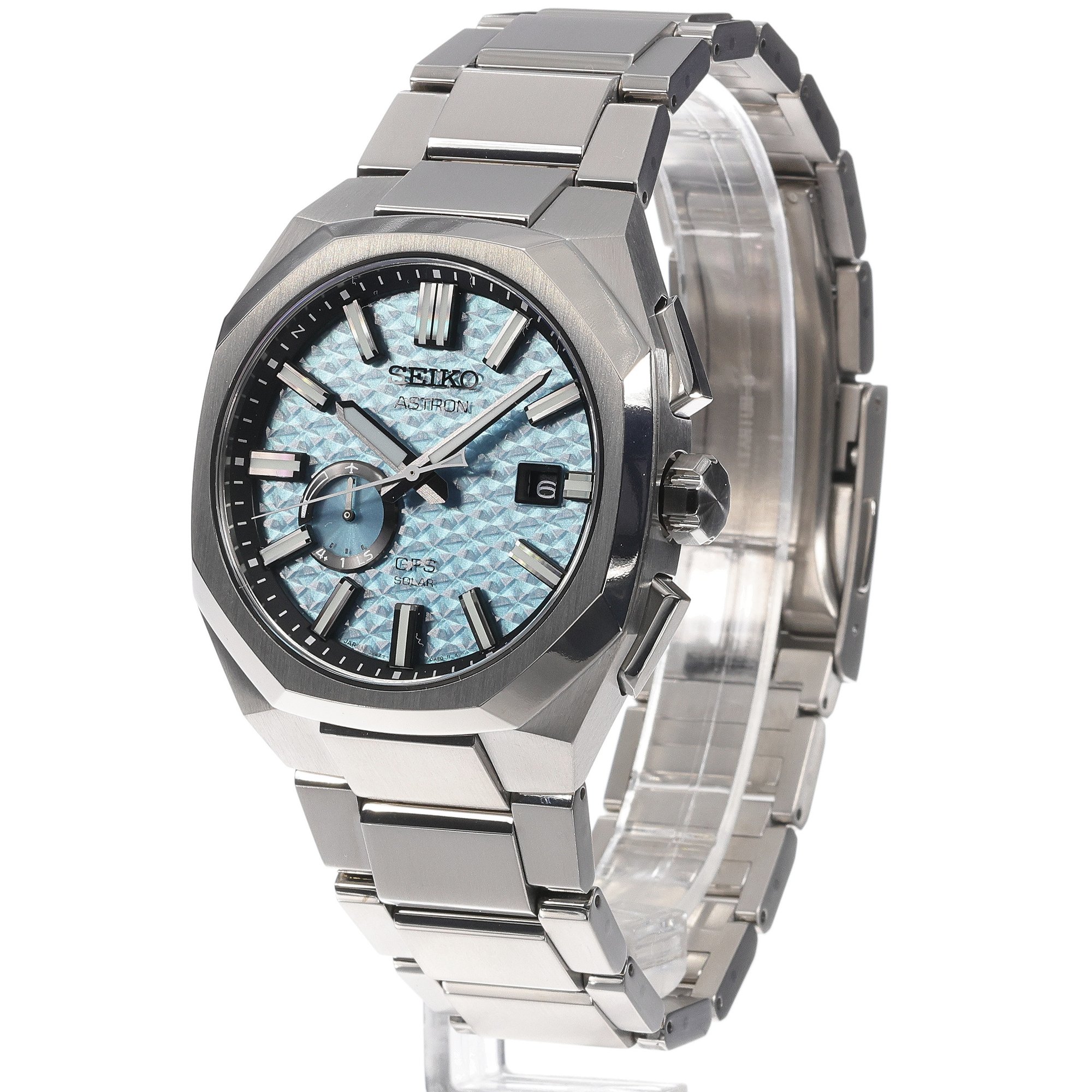 Seiko SSJ027J1 Astron Astron GPS Solar Starfull Sky Limited Edition zegarek męski elegancki szafirowe