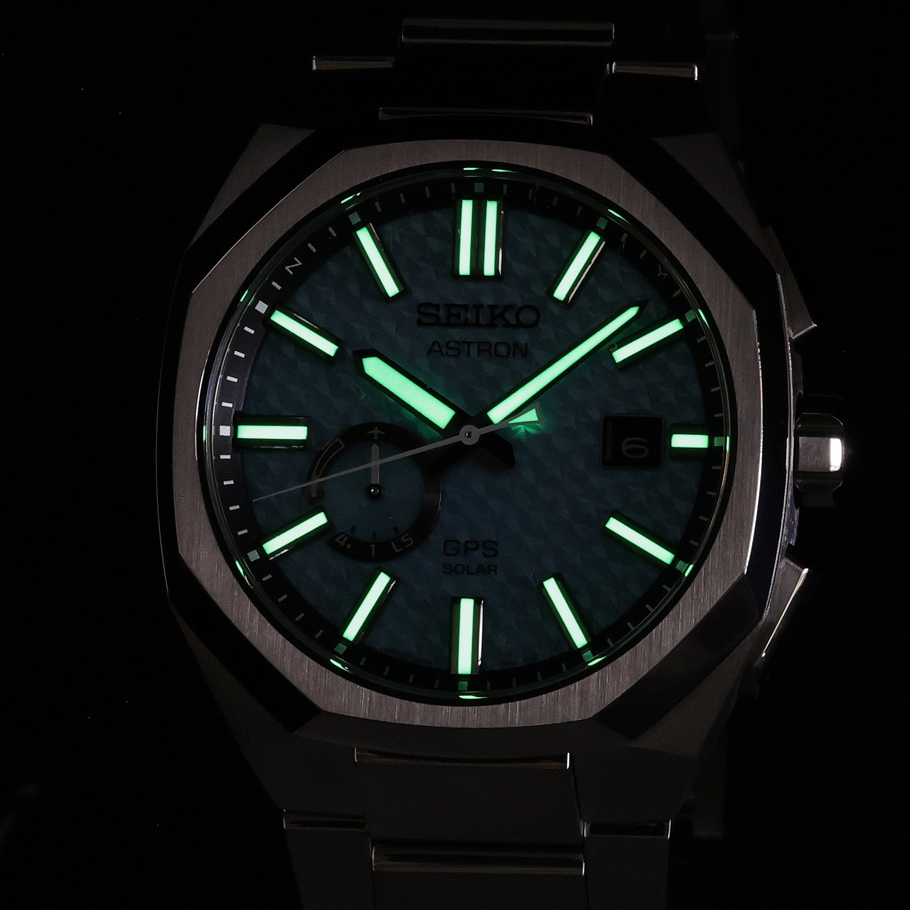 Seiko SSJ027J1 Astron Astron GPS Solar Starfull Sky Limited Edition zegarek męski elegancki szafirowe