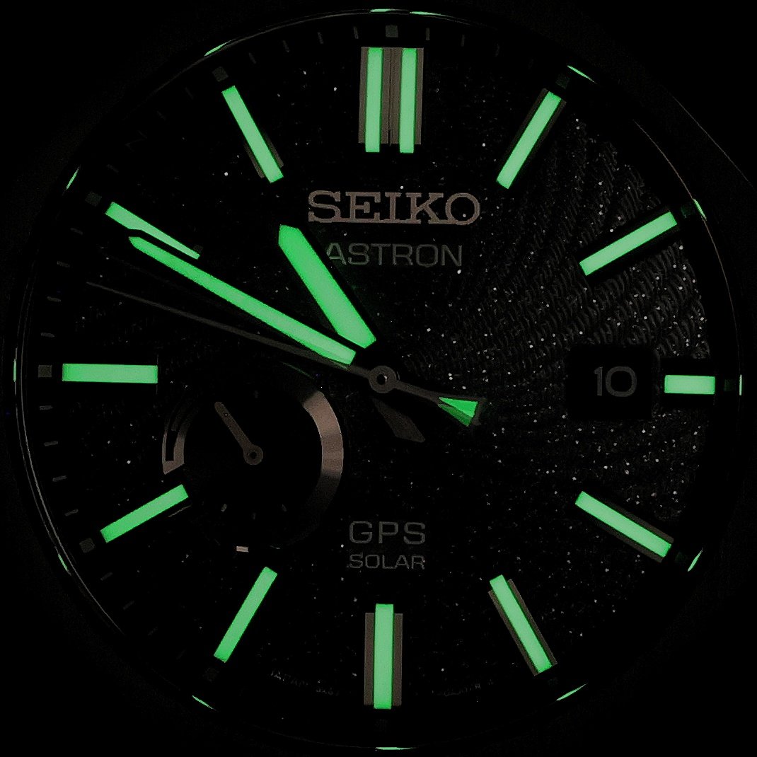 Seiko SSJ039J1 Astron GPS Solar 2026 Limited Edition Astron sportowy zegarek czarny