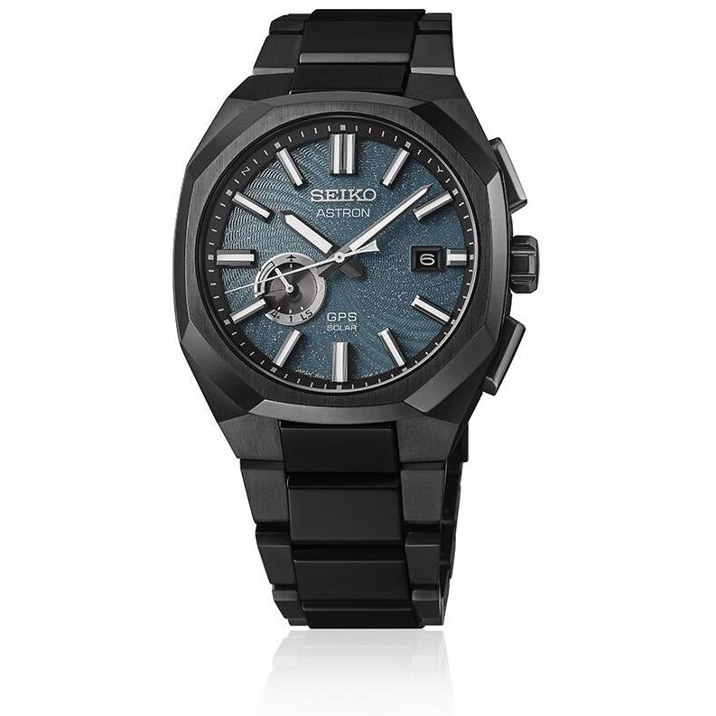 Seiko SSJ039J1 zegarek męski Astron czarny