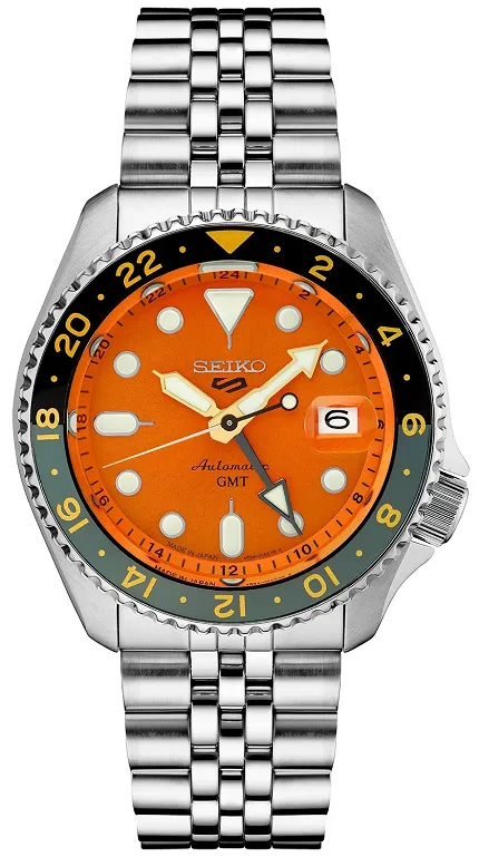 Seiko SSK005K1 Sports Automat 5 Sports GMT Mikan Orange SKX Re-Interpretation - zdjęcie 1