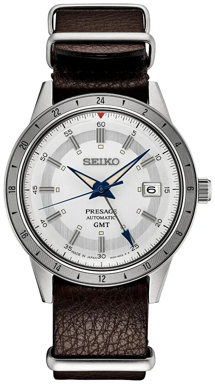 Seiko SSK015J1 Presage Presage Style 60s GMT Limited Edition 110th Seiko Wristwatchmaking Anniversary - zdjęcie 1