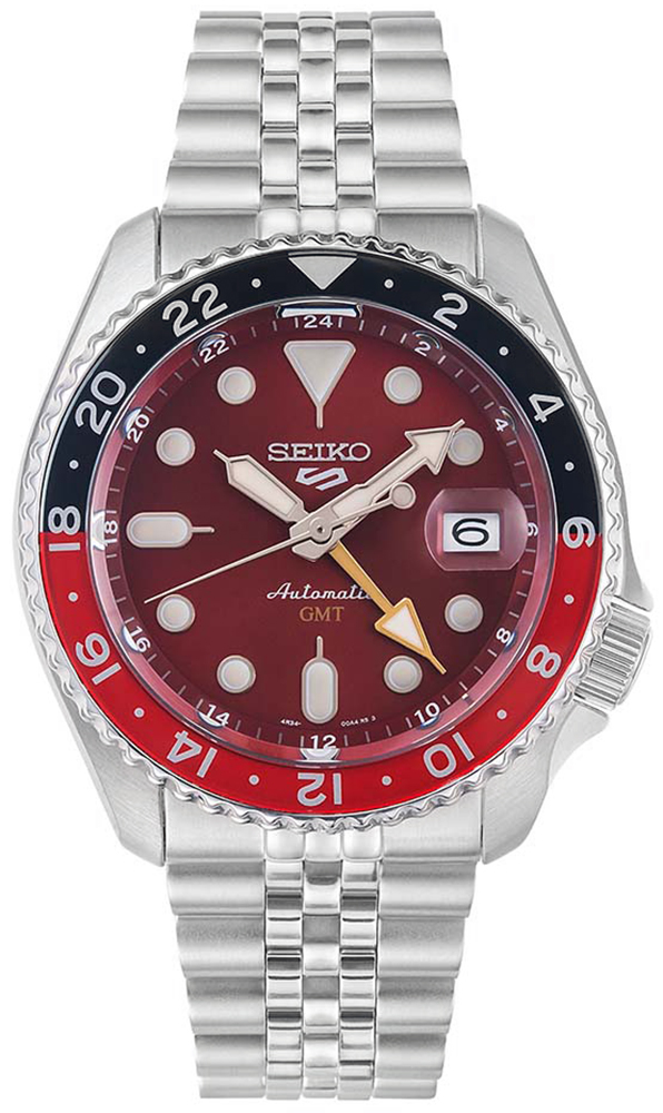 Seiko 5 Sports Automatic GMT Thong Sia Passion Red Limited Edition SSK031K1