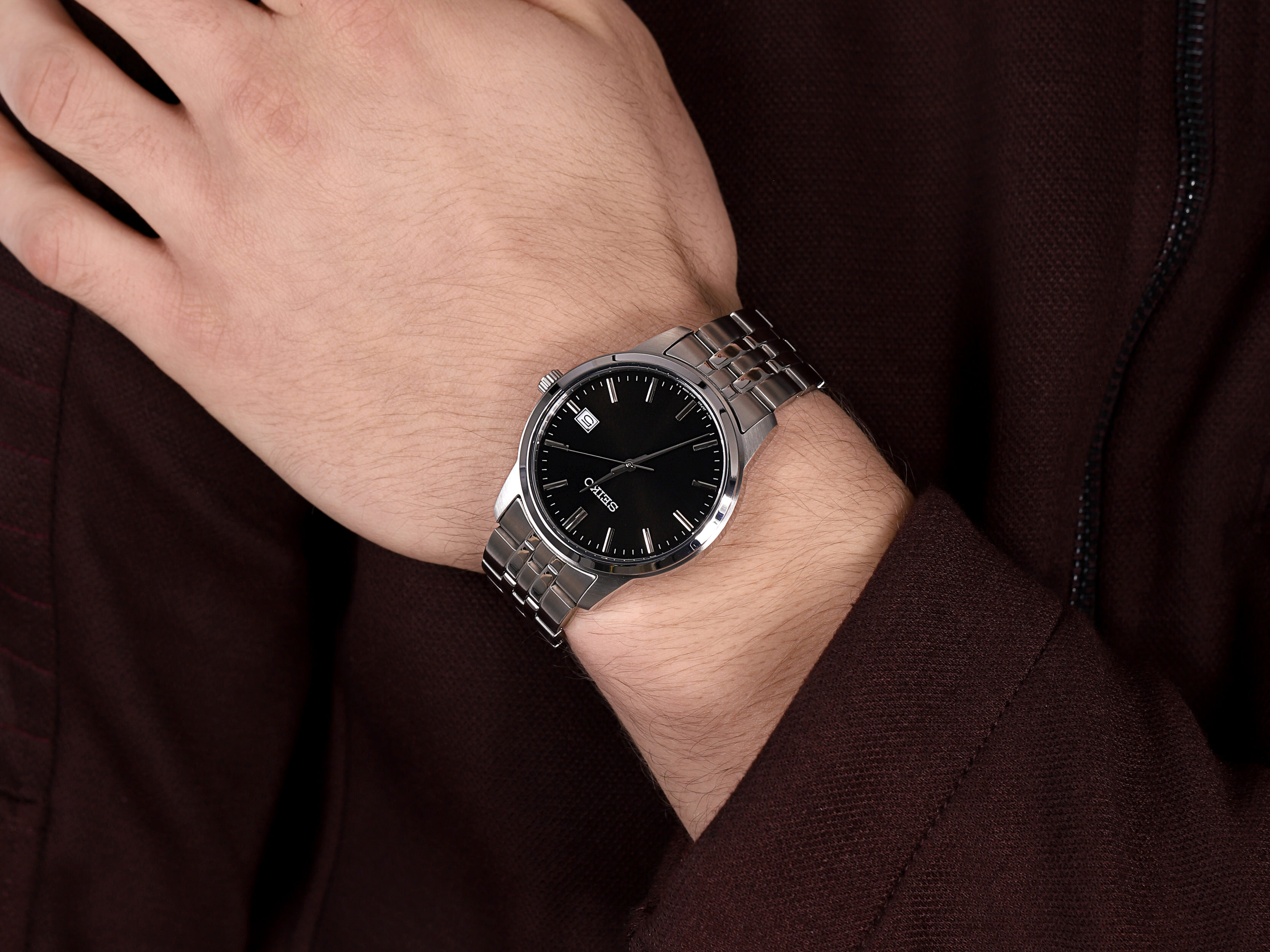 Seiko SUR401P1 zegarek męski Classic - miniatura 4