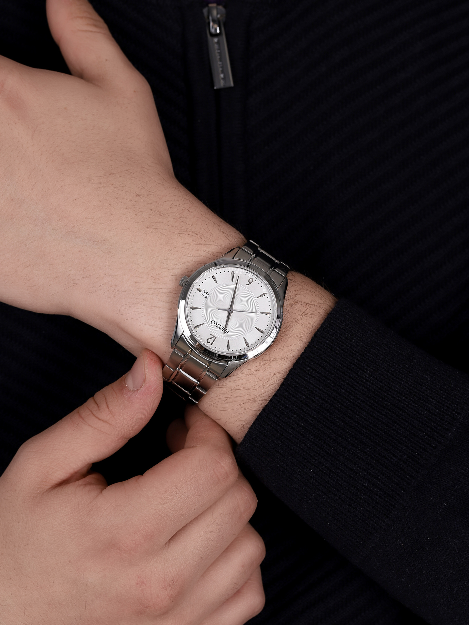 Seiko SUR417P1 Classic Quartz zegarek klasyczny Classic - miniatura 3