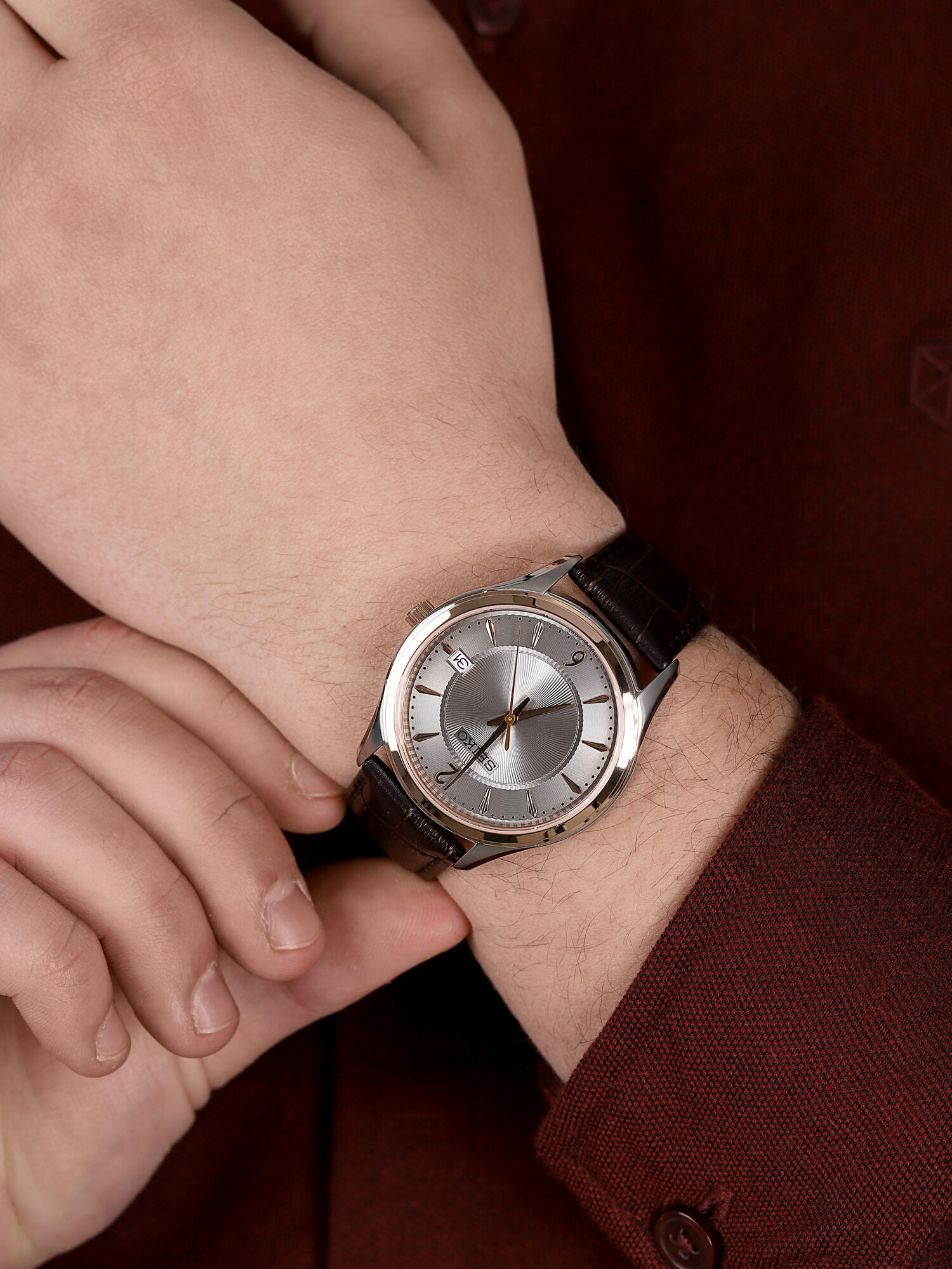 Seiko SUR422P1 Classic Quartz zegarek klasyczny Classic - miniatura 3
