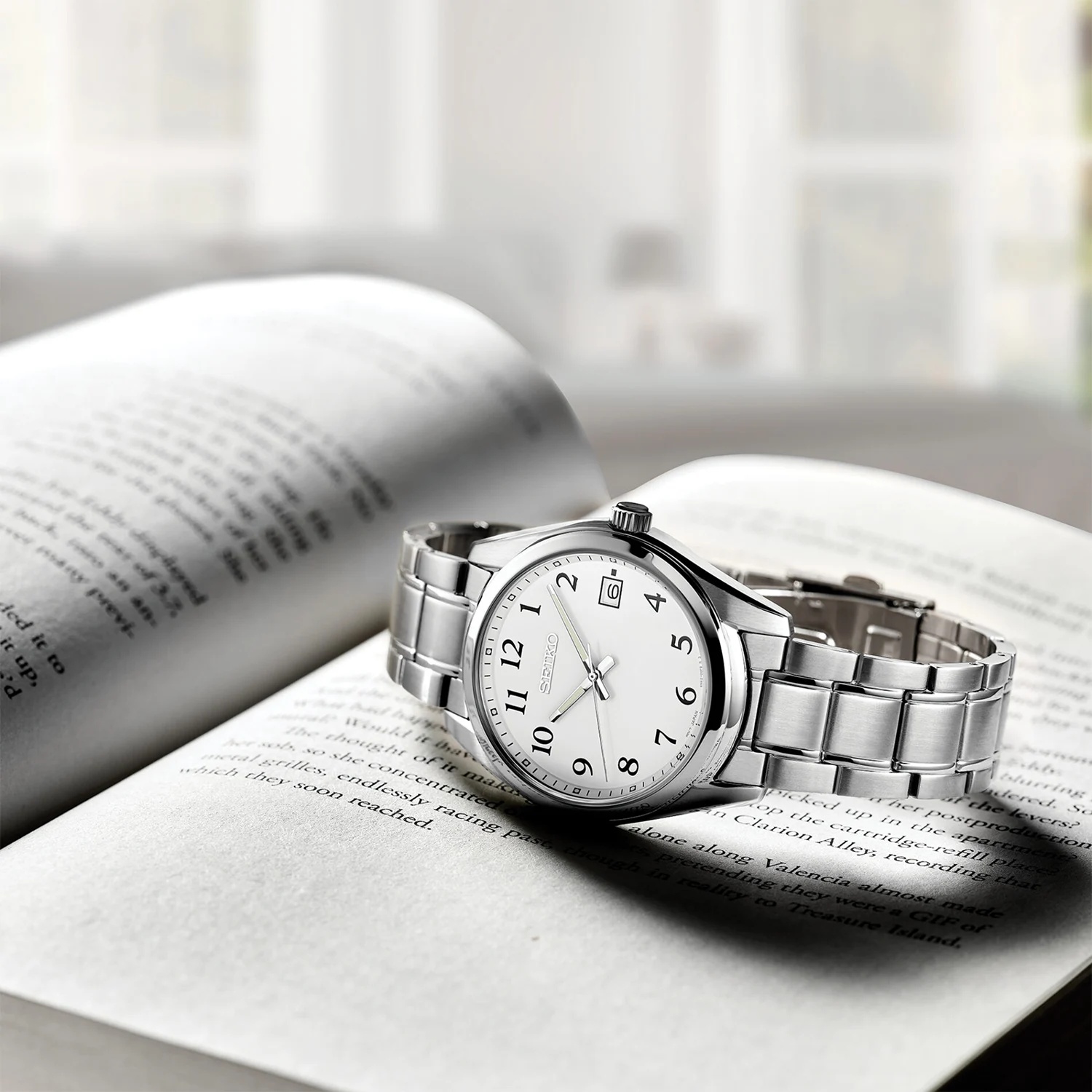 Seiko SUR459P1 męski zegarek Classic bransoleta - miniatura 3