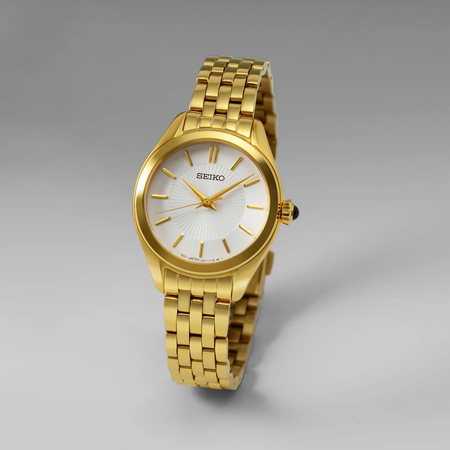Seiko SUR538P1 zegarek złoty klasyczny Classic bransoleta - miniatura 5