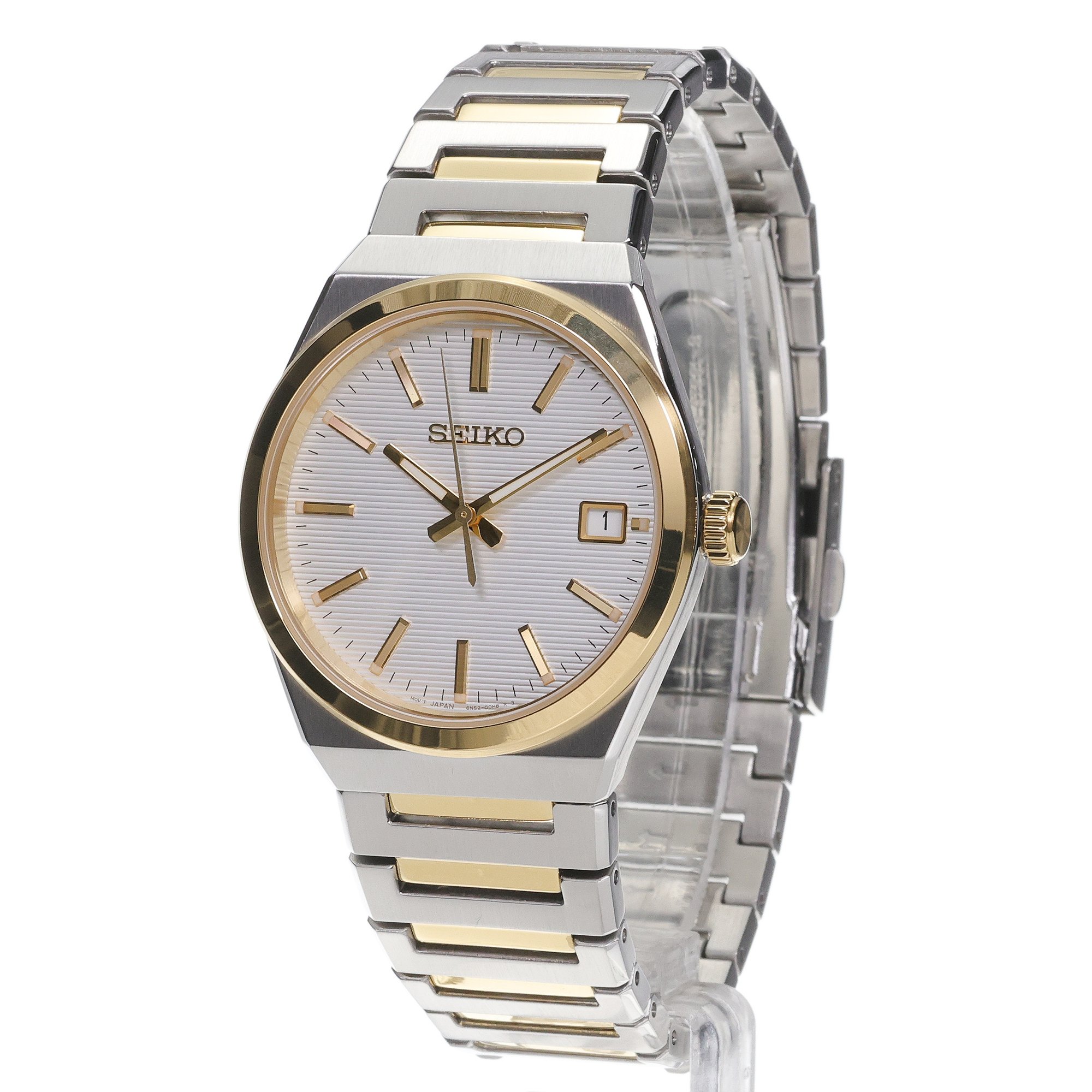 Seiko SUR558P1 Classic zegarek męski klasyczny szafirowe