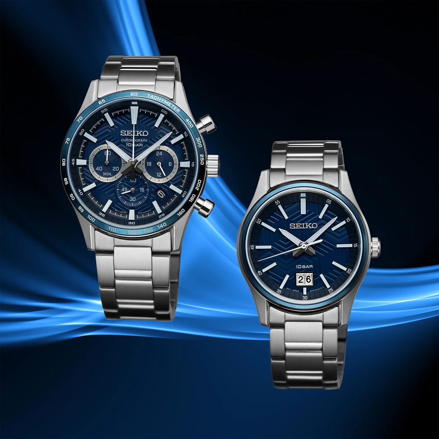 Seiko SUR559P1 męski zegarek Classic bransoleta - miniatura 5