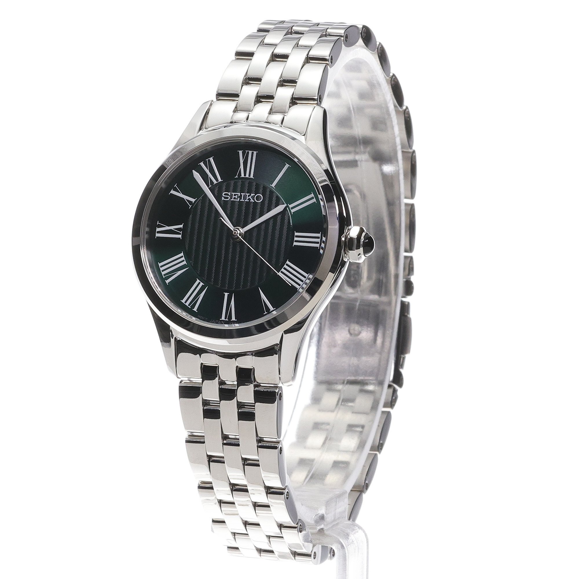 Seiko SUR611P1 zegarek srebrny klasyczny Classic bransoleta - miniatura 2