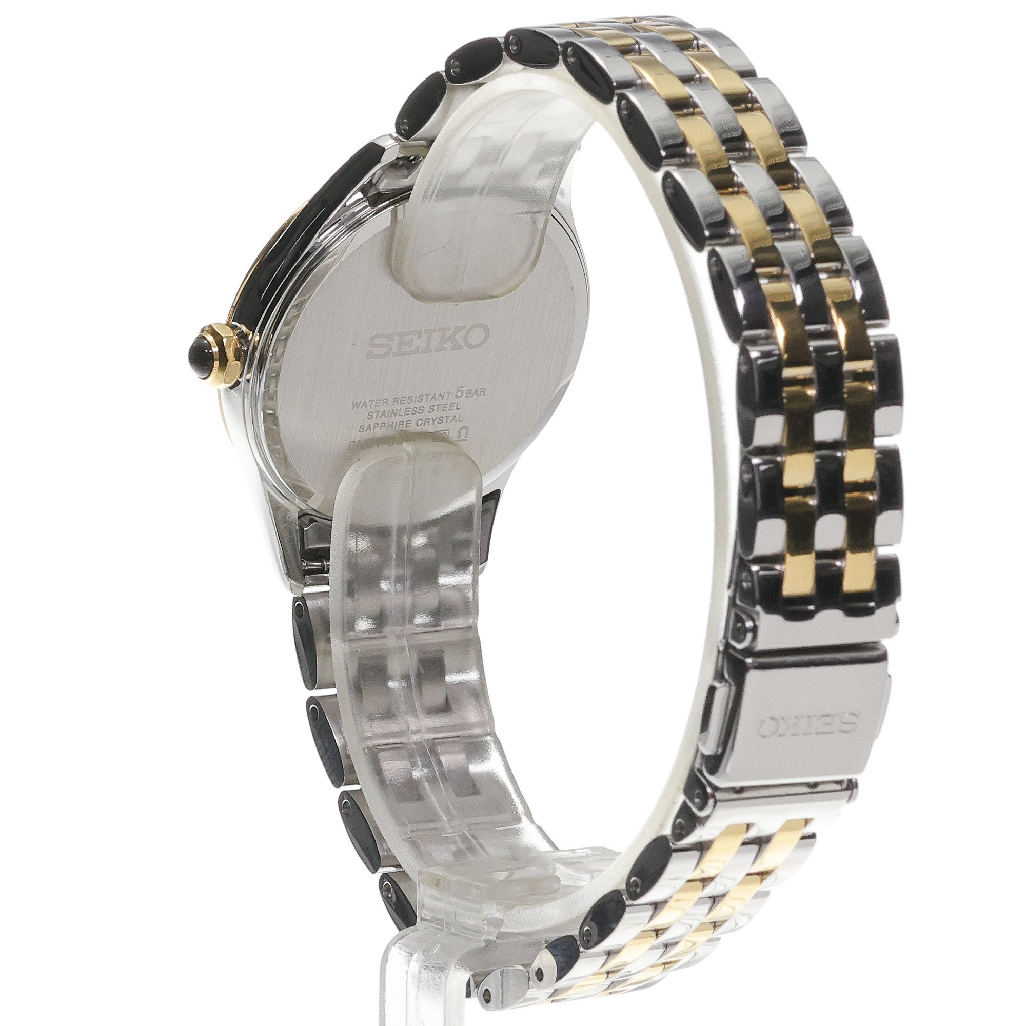 Seiko SUR612P1 zegarek srebrny klasyczny Classic bransoleta - miniatura 4