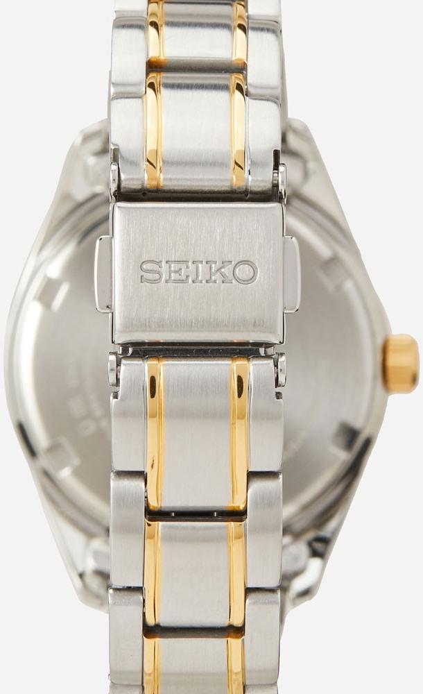 Seiko SUR636P1 zegarek srebrny klasyczny Classic bransoleta