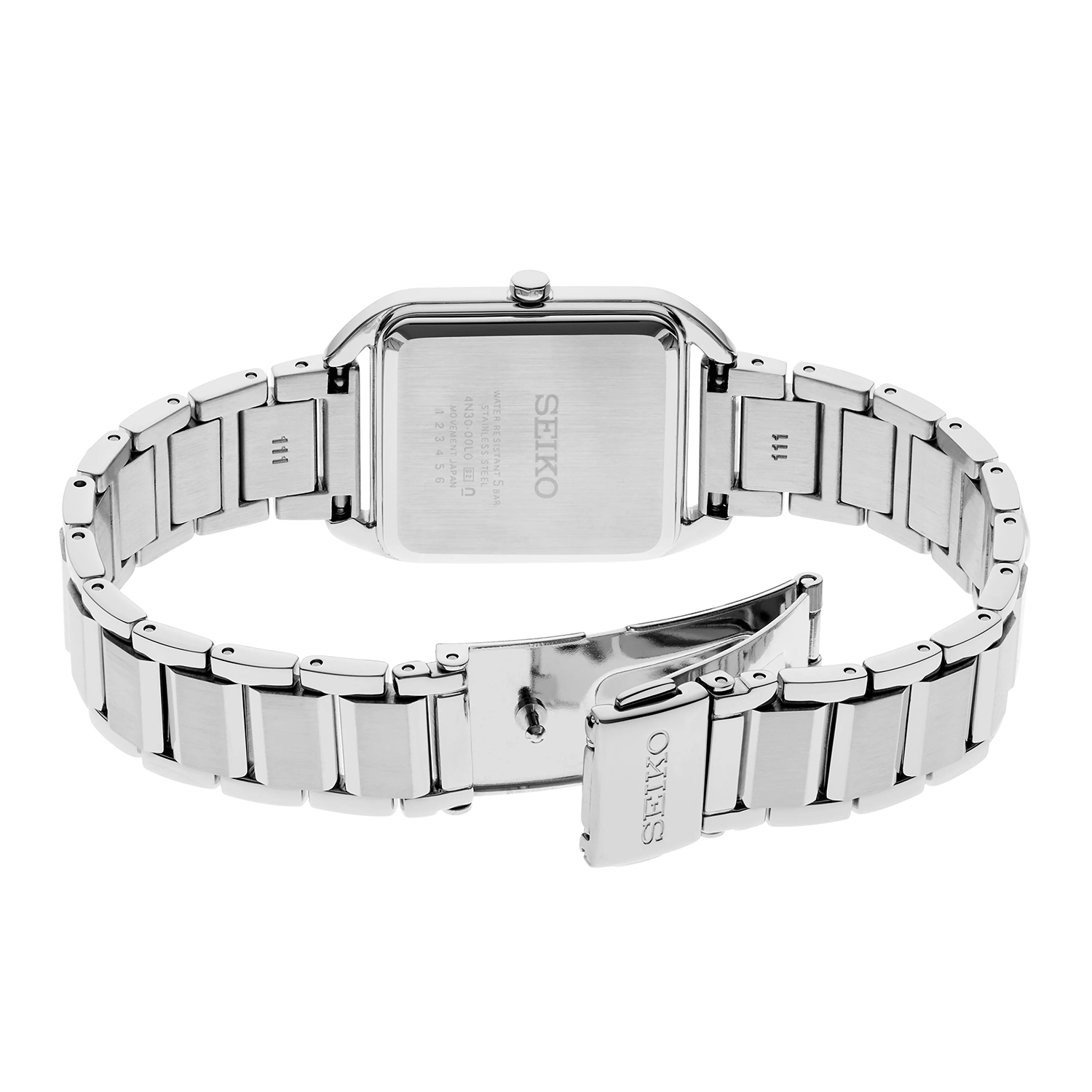 Seiko SWR073P1 zegarek srebrny klasyczny Classic bransoleta - miniatura 4