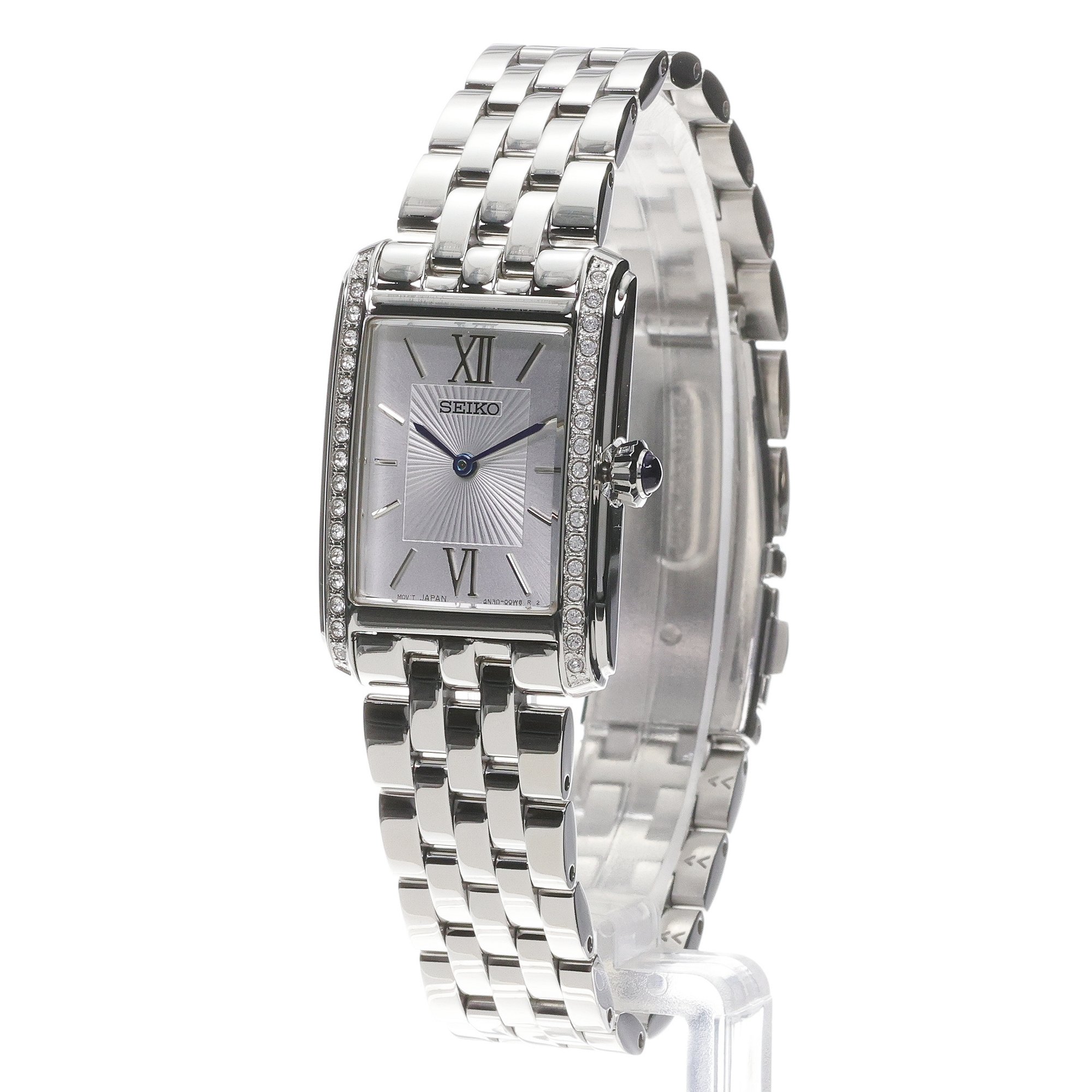 Seiko SWR091P1 zegarek srebrny klasyczny Classic bransoleta - miniatura 2