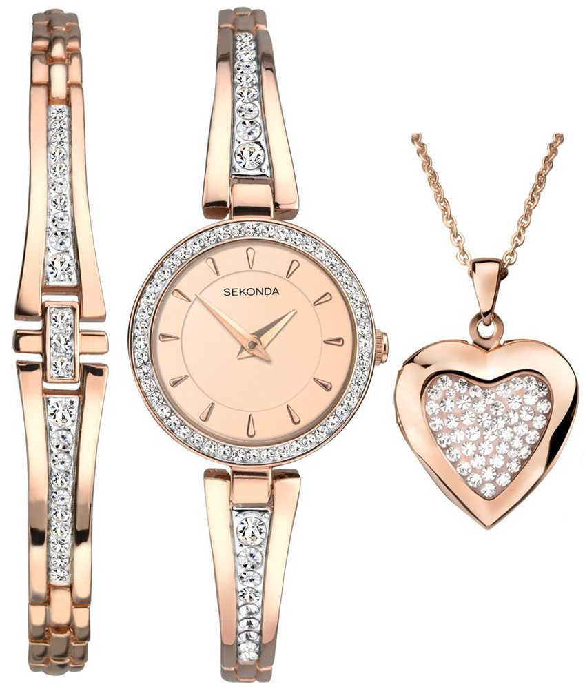 Sekonda Rose Heart Gift Set SEK.2533g.89