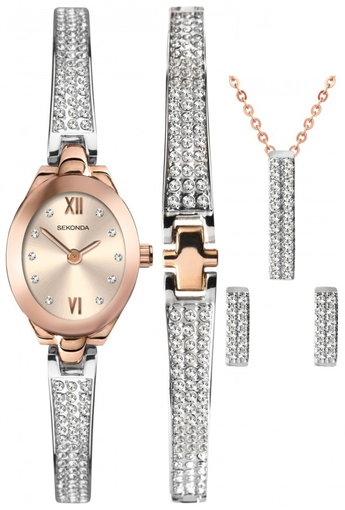 Sekonda Crystal Rose Gift Set SEK.2924g.89